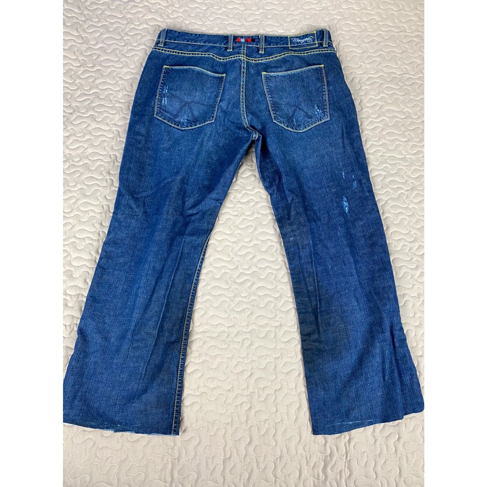 Coogi VINTAGE Coogi Australia Mens Jeans Denim 38 x 29 Unhemmed Straight Leg Blue Jeans Men 38 Straight Mens Size US 38 / EU 54 - 4 Thumbnail