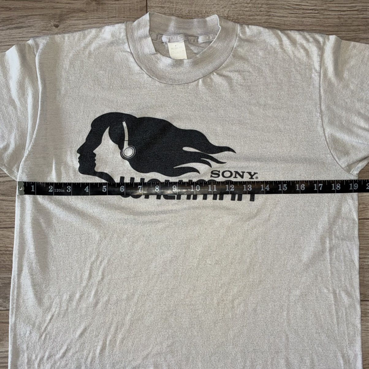 Sony 80s Sony Walkman promo tee shirt Size US L / EU 52-54 / 3 - 5 Thumbnail