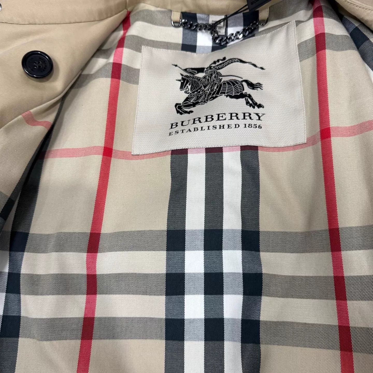 Burberry Burberry khaki trench coat UK8 new with tags Size S / US 4 / IT 40 - 4 Thumbnail