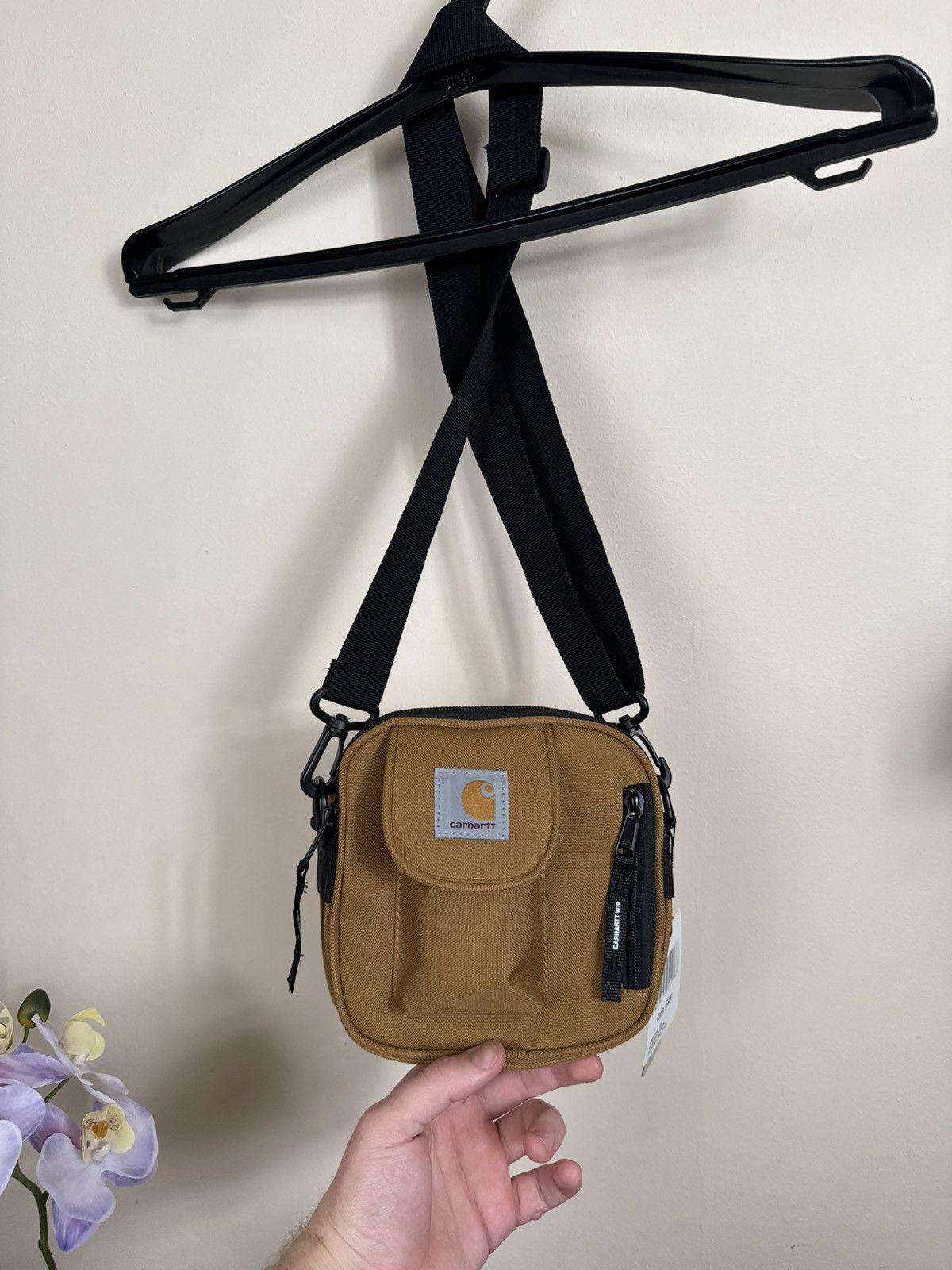 Carhartt Carhartt WIP Essentials Bag Crossbody Shoulder Bag Sand Size ONE SIZE - 15 Thumbnail