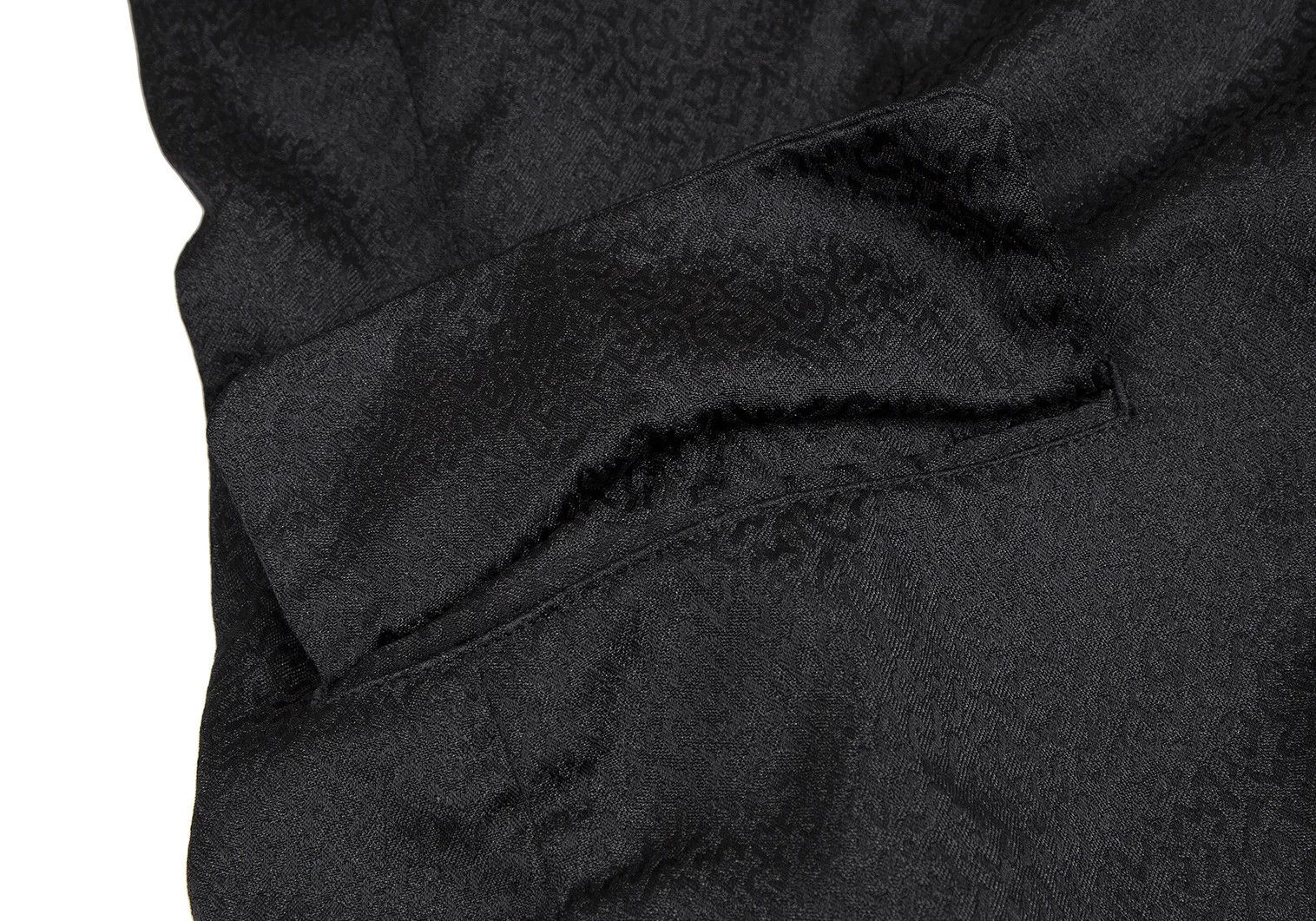 Comme des Garcons Homme Plus Jacquard Shawl Collar Long Jacket in Black Size S Size US S / EU 44-46 / 1 - 8 Thumbnail