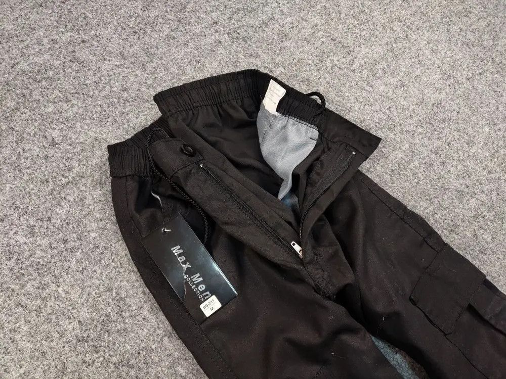 If Six Was Nine Vintage Y2K Cargo Pants Travis Scott Japan Black Hype Size US 32 / EU 48 - 7 Thumbnail