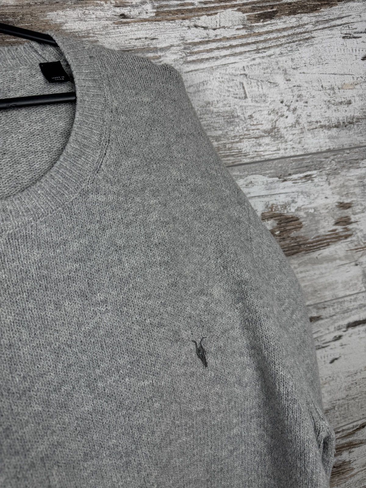 Allsaints Mens Vintage AllSaints Olnar crew sweater knitwear logo Size US L / EU 52-54 / 3 - 3 Thumbnail