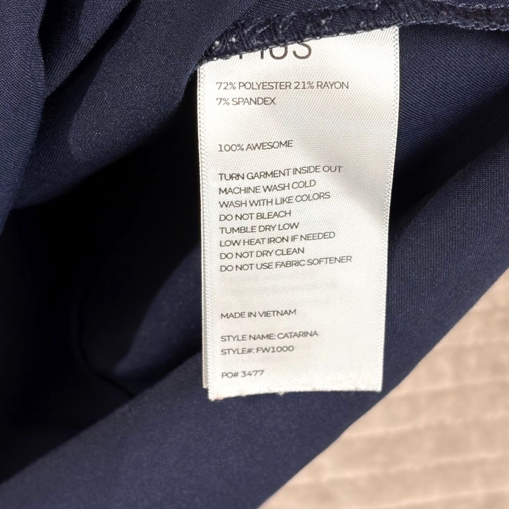 Vintage FIGS Top M Catarina One Pocket Scrub Navy Technical Collection FW1000 Mens Size US M / EU 48-50 / 2 - 6 Thumbnail