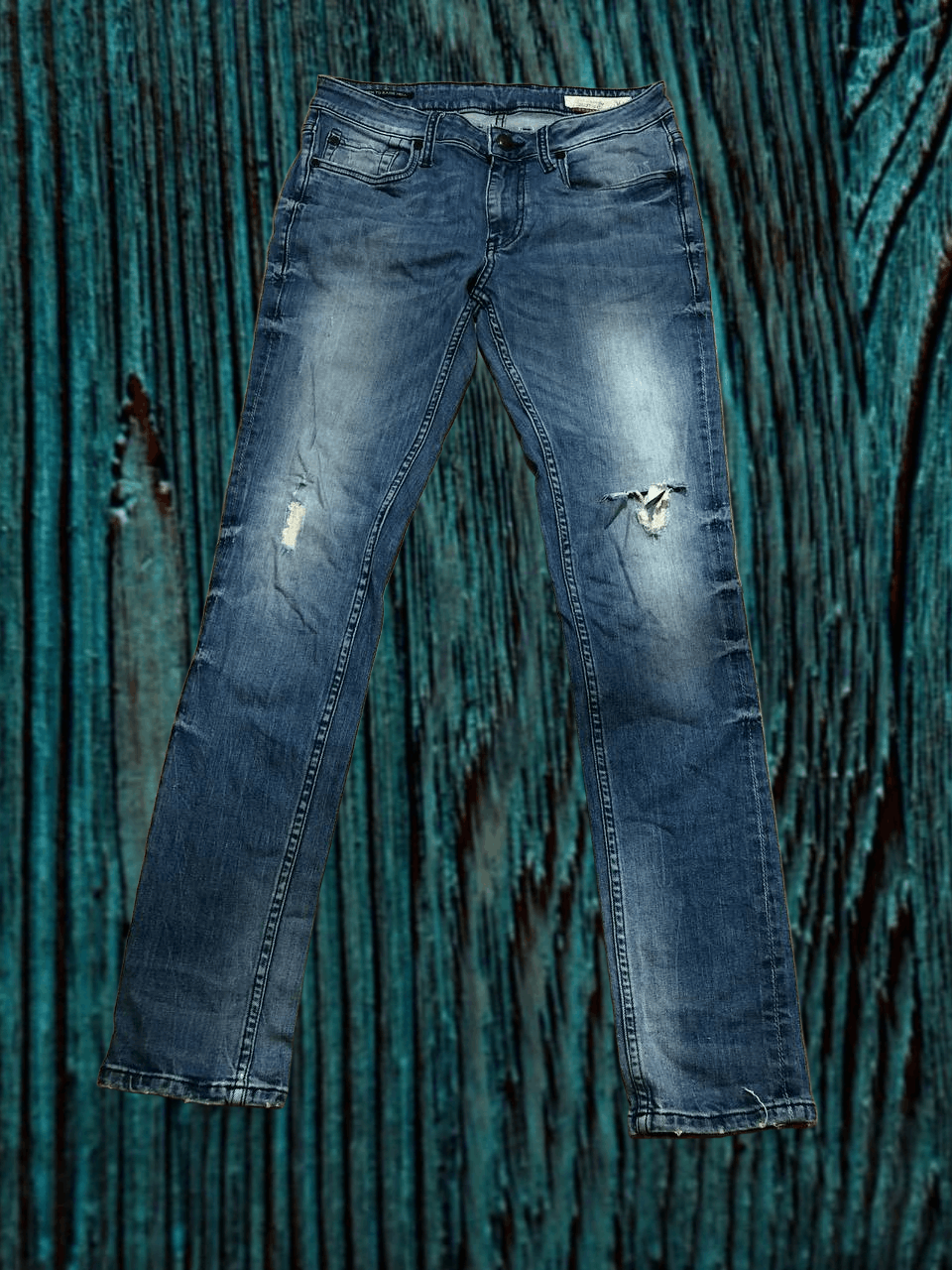 Ed Hardy Ed Hardy Skuller Jeans Born To Raise Hell Distressed Size 30" / US 8 / IT 44 - 1 Thumbnail