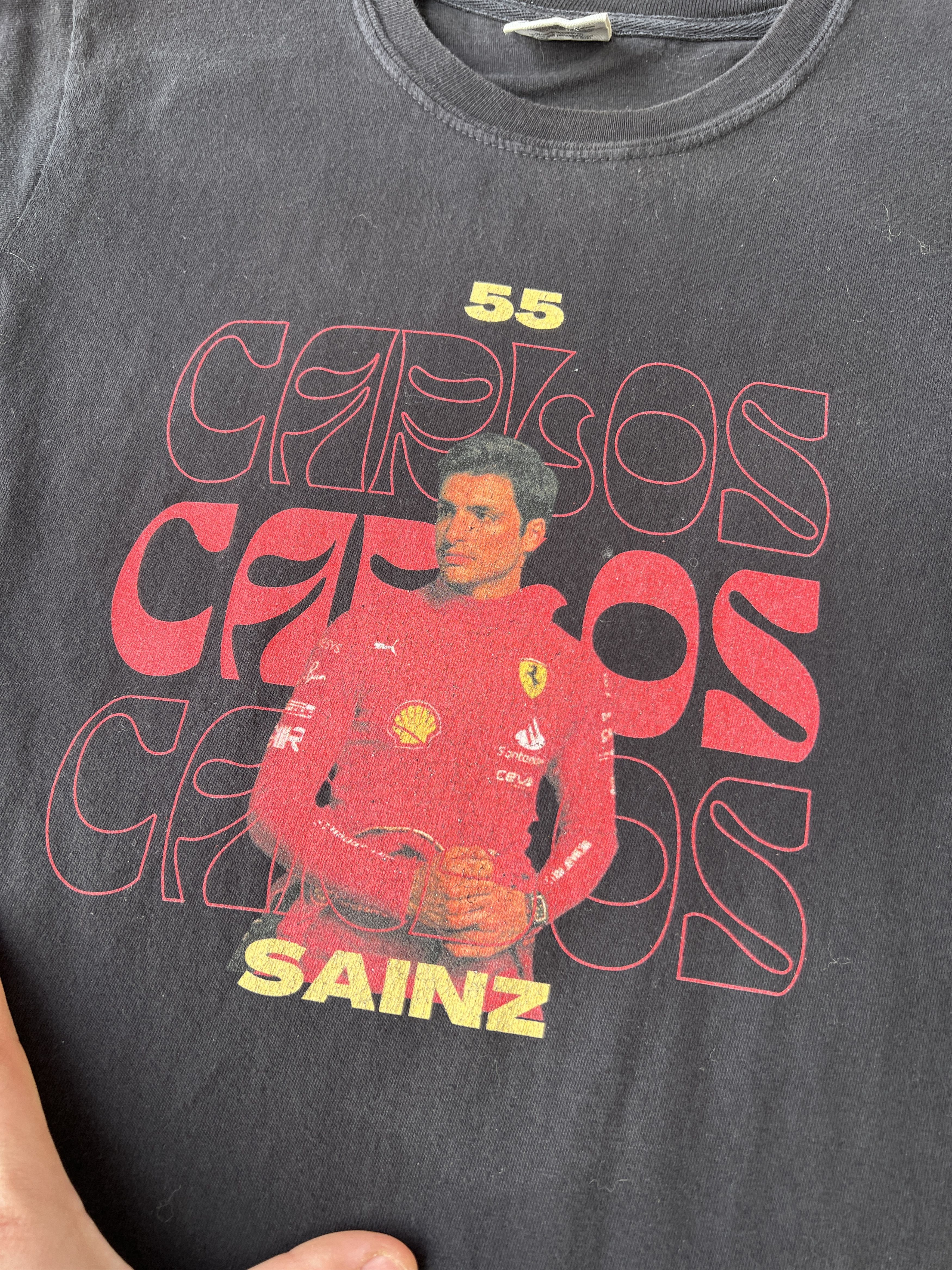 Ferrari Carlos Sainz Scuderia Ferrari Formula 1 tee Size US S / EU 44-46 / 1 - 2 Thumbnail