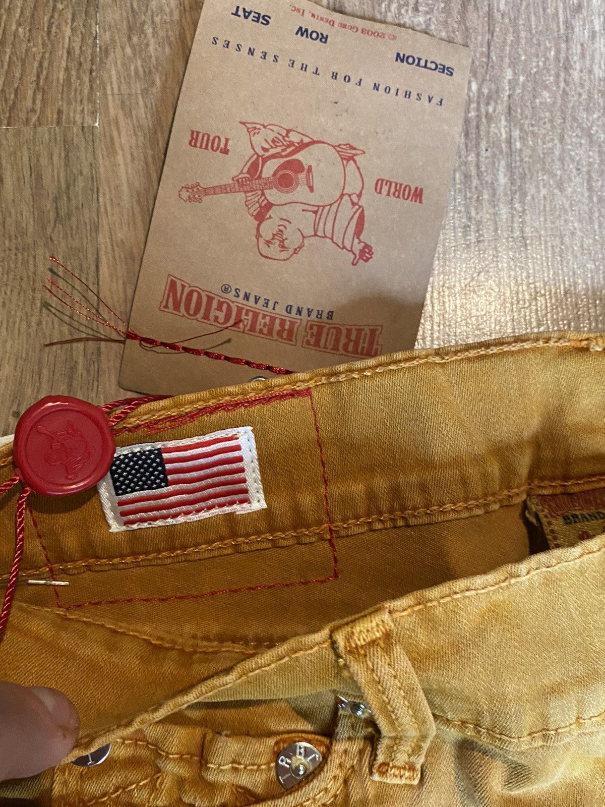 True Religion × Vintage True Religion Pant Jeans Row Seat Big Logo Vintage New USA Size 26" / US 2 / IT 38 - 14 Thumbnail