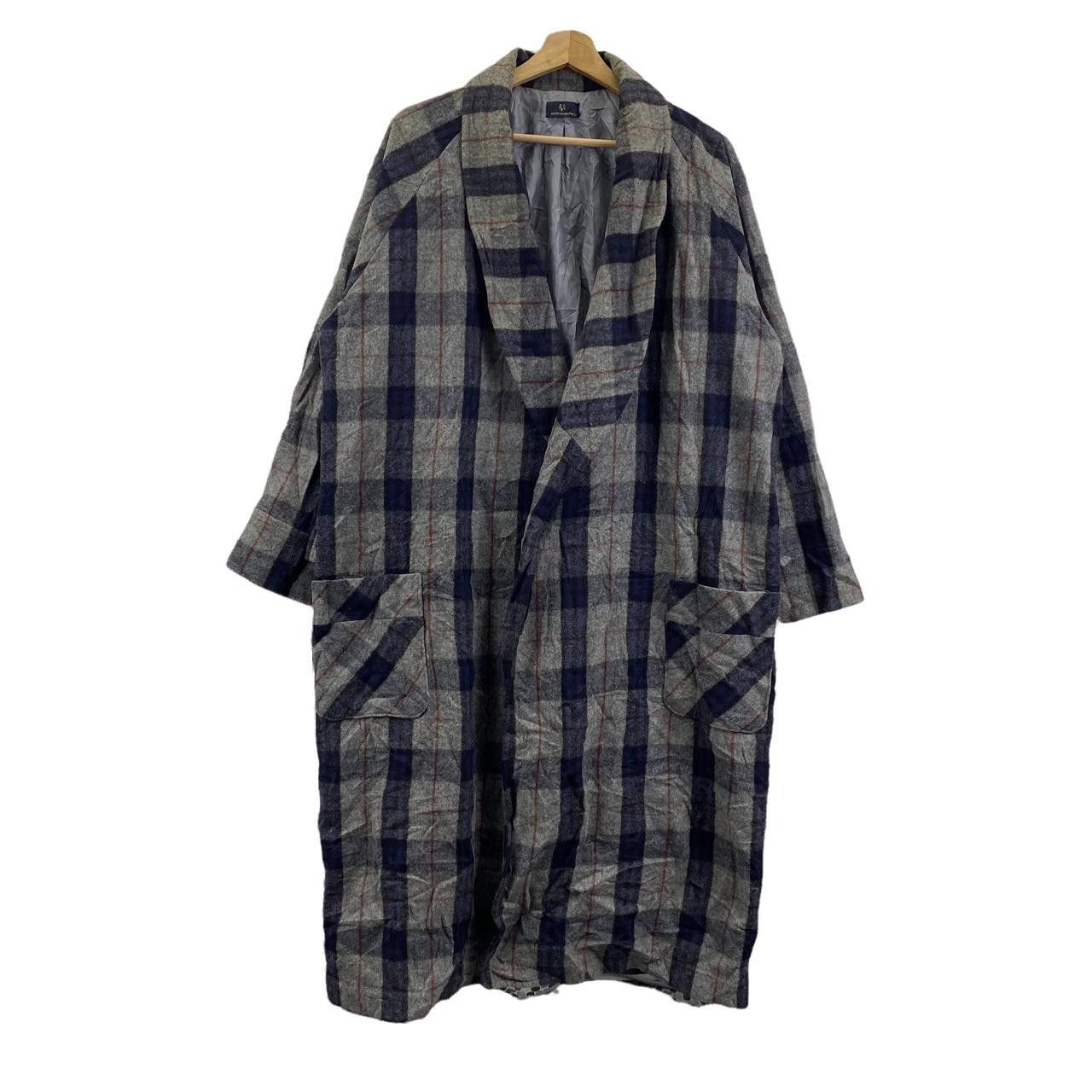 Giovanni Valentino Vtg 80’ GIORGIO VALENTINO ITALY Plaids Checks Trench Coat Size XL / US 12-14 / IT 48-50 - 1 Thumbnail