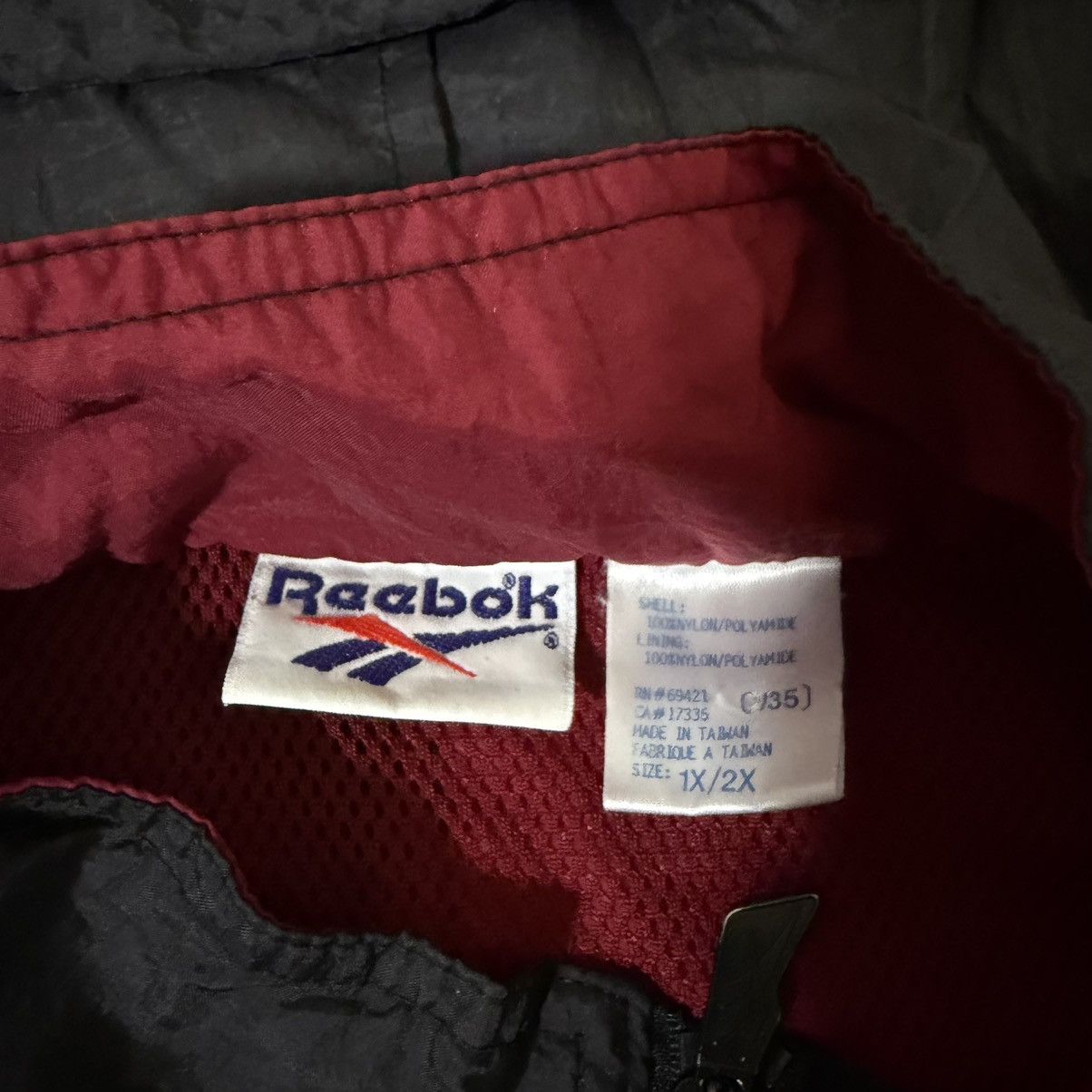 Reebok vintage 90’s Reebok windbreaker jacket Size US XL / EU 56 / 4 - 5 Thumbnail