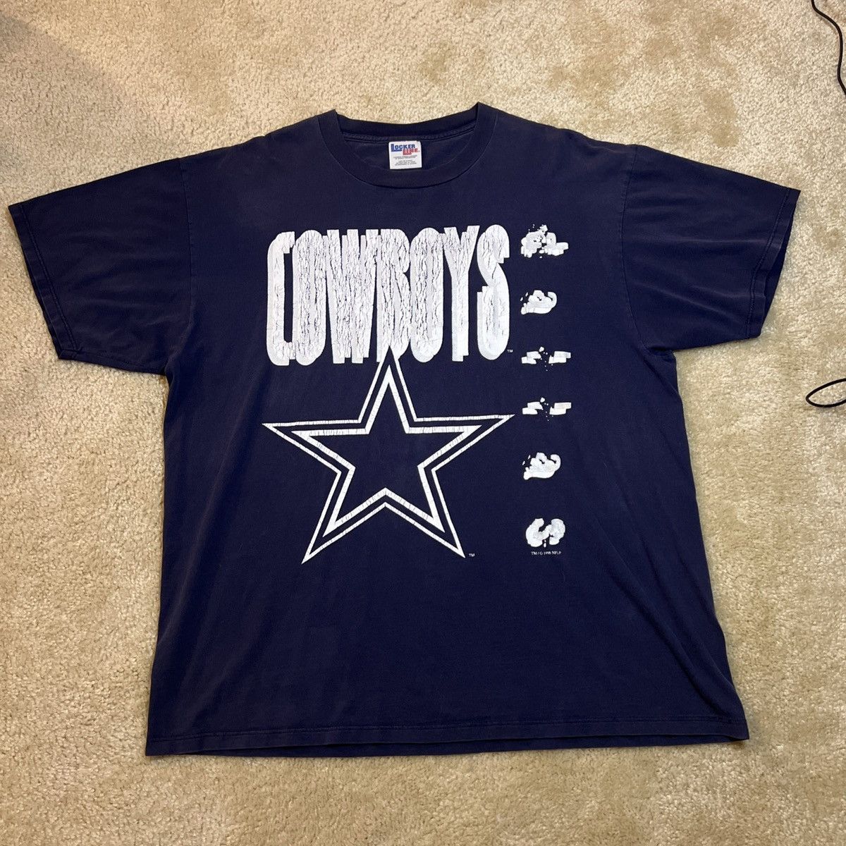 Vintage XXL Locker Line Dallas Cowboys Vintage Graphic T Shirt Size US XXL / EU 58 / 5 - 1 Thumbnail