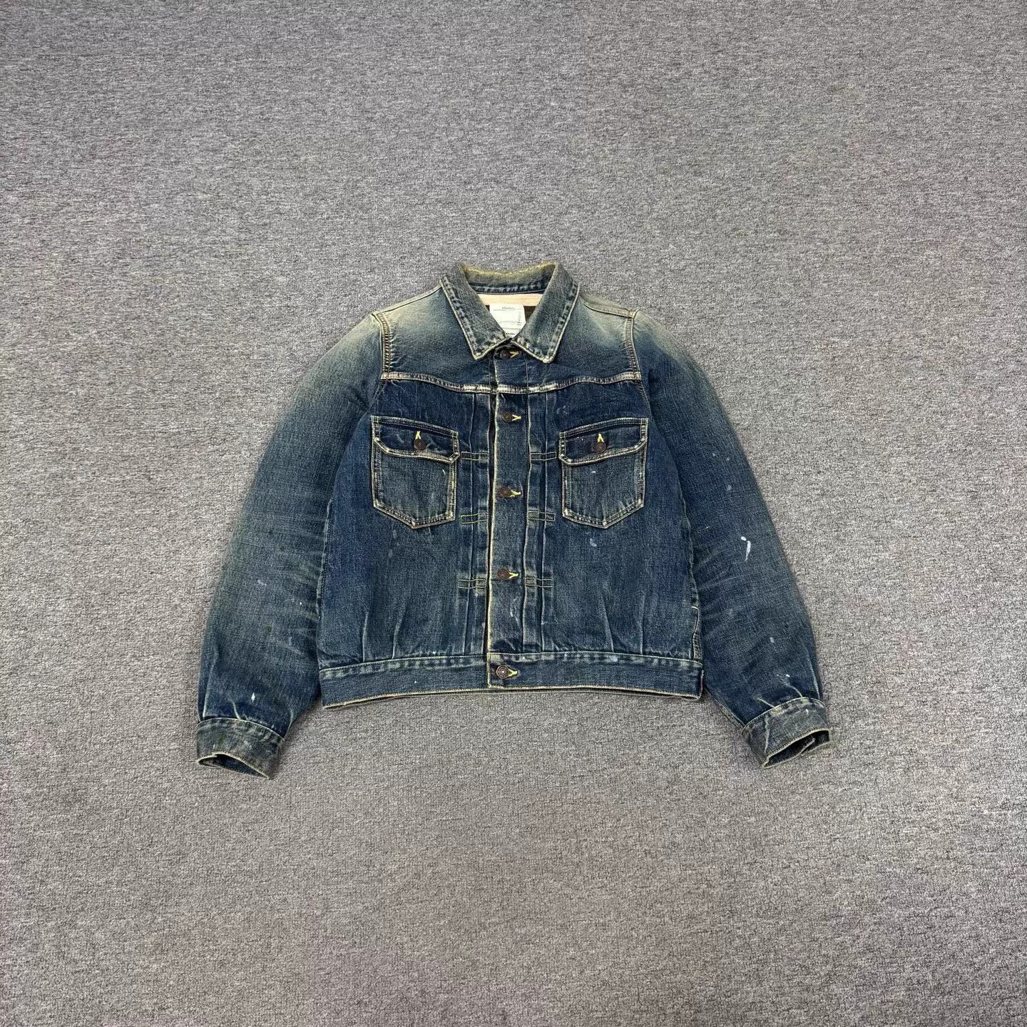 Visvim Blue Denim Jacket - Size S Size US S / EU 44-46 / 1 - 1 Thumbnail