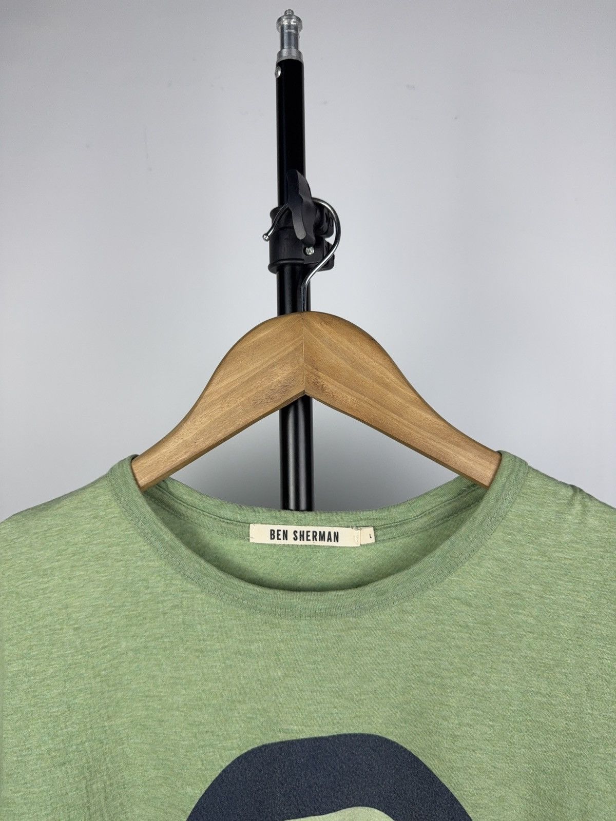 Ben Sherman × Designer Ben Sherman Mod Target Tee Green Retro Britpop Style L Size US L / EU 52-54 / 3 - 3 Thumbnail