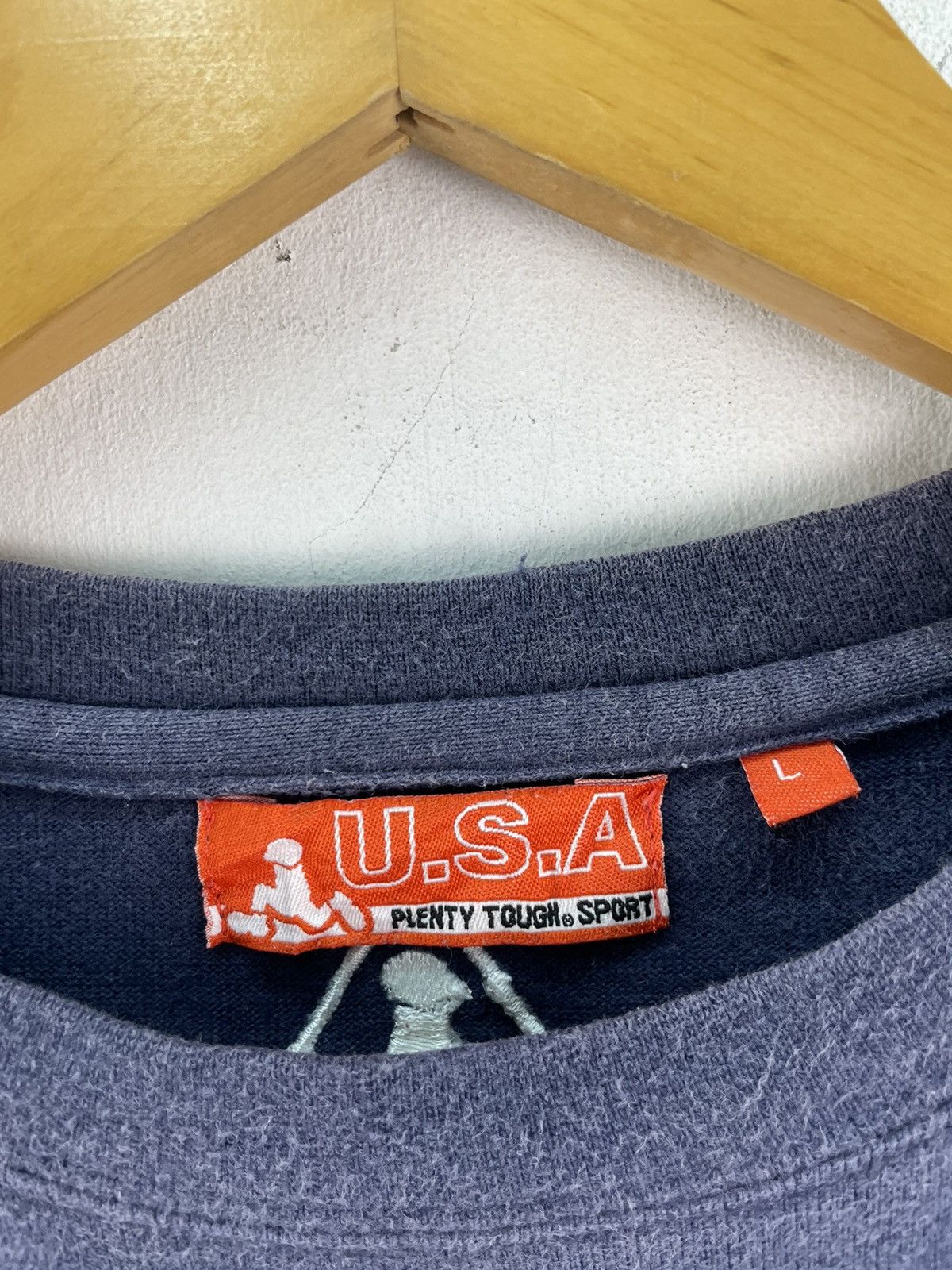 Vintage Vintage Plenty Tough Sports Sweatshirt Faded Blue Size US L / EU 52-54 / 3 - 4 Thumbnail