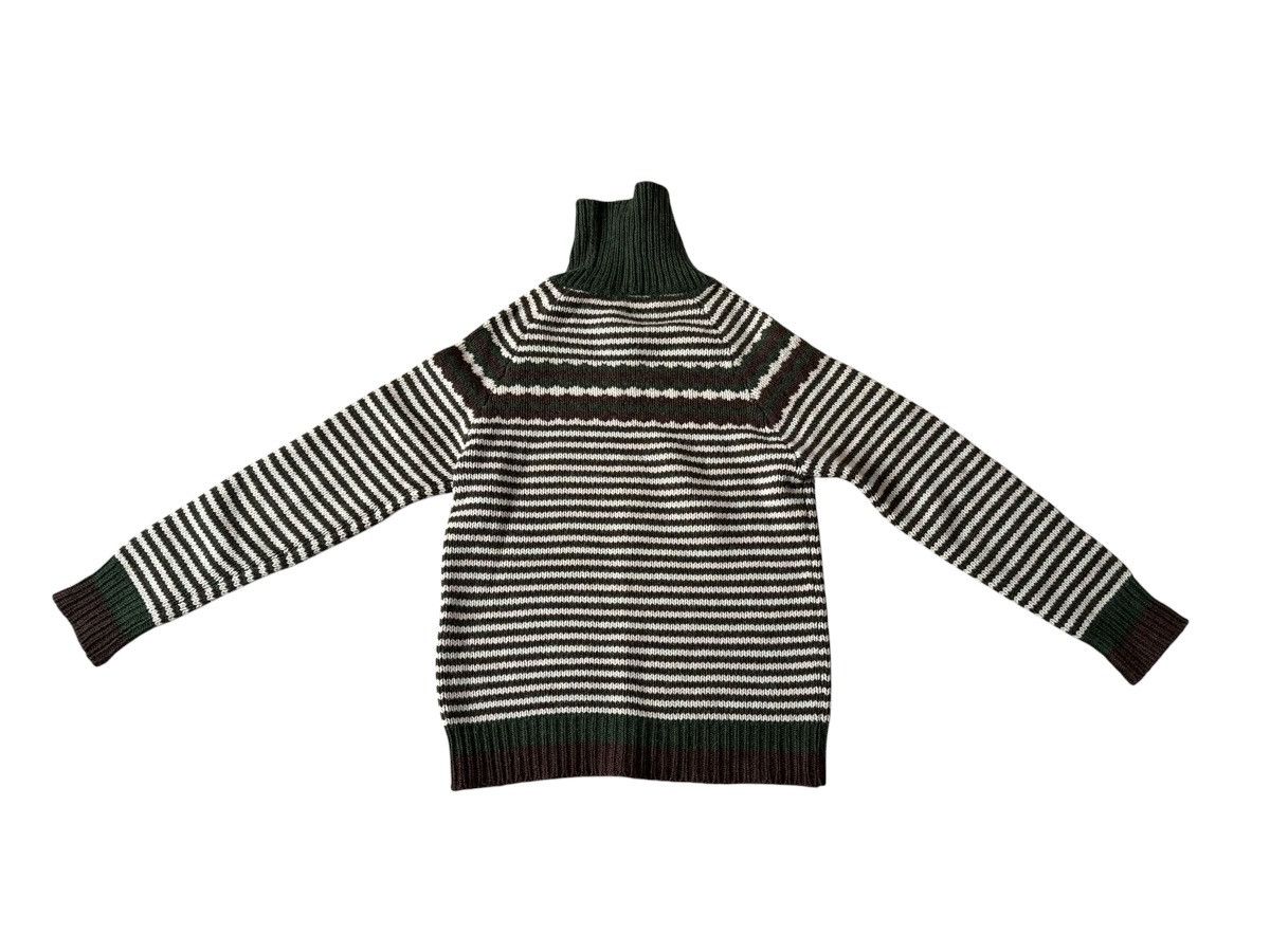 Nudie Jeans Nudie Jeans Ribbed Turtleneck Wool Jumper Sweater Medium Size US M / EU 48-50 / 2 - 7 Thumbnail