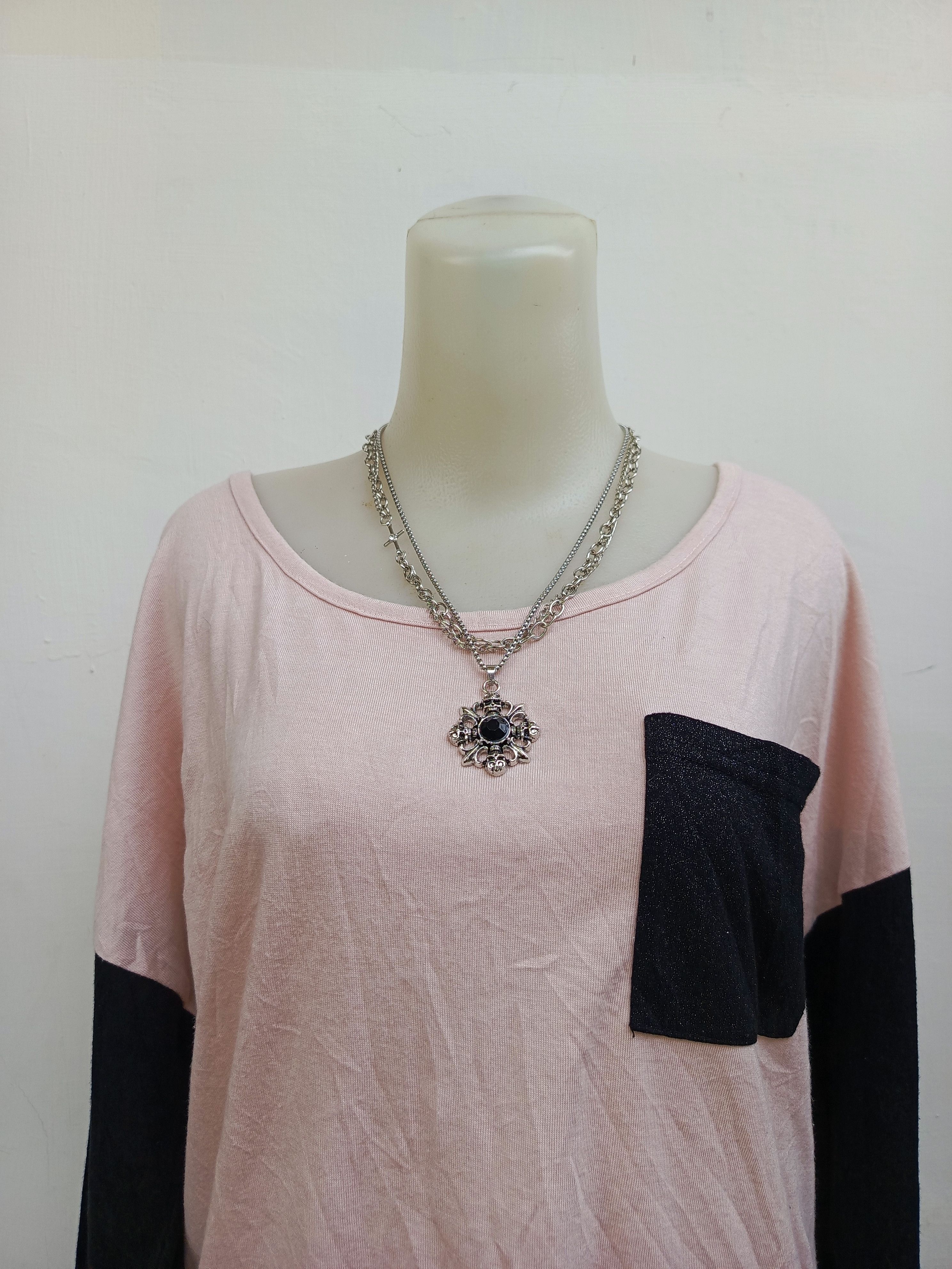 Japanese Brand Sureve Long Sleeve Tee Bold Cross Design Size M / US 6-8 / IT 42-44 - 2 Thumbnail