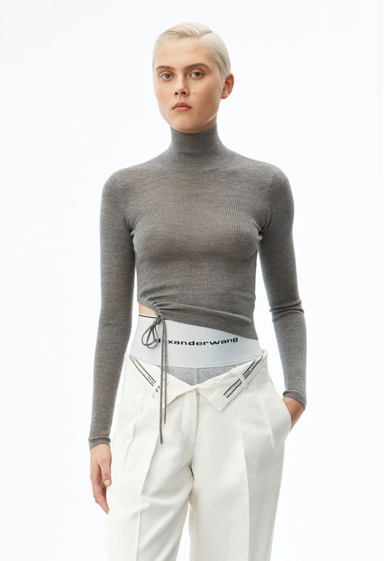 Alexander Wang Alexander Wang Gray Wool Sweater Size S / US 4 / IT 40 - 1 Thumbnail