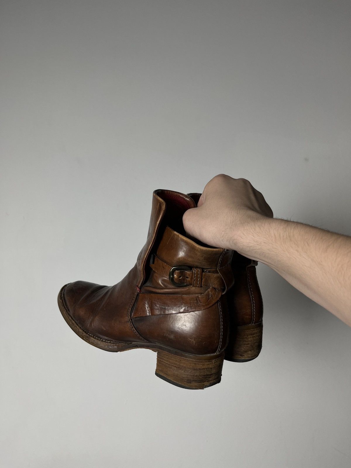 A.S.98 🔥RARE A.S.98 Airsteps Ankle Leather Vintage Western Boots Size US 7 / IT 37 - 6 Thumbnail