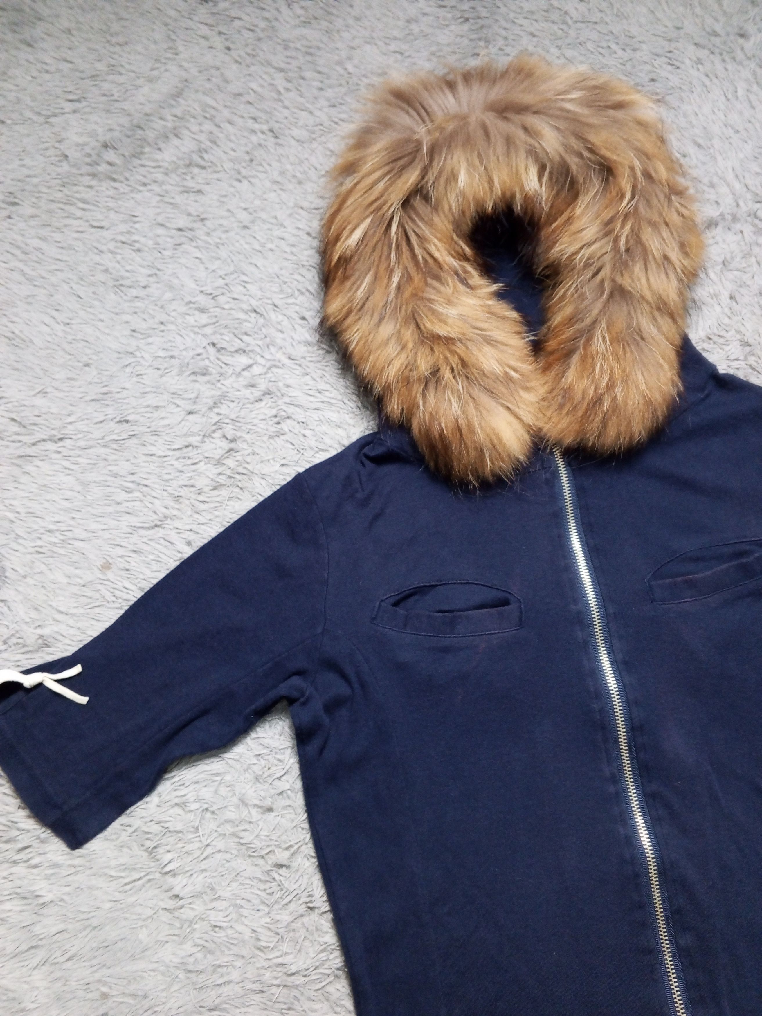 Hysteric Glamour Hysteric Glamour Half Sleeve Faux Fur Hoodie Size M / US 6-8 / IT 42-44 - 3 Thumbnail