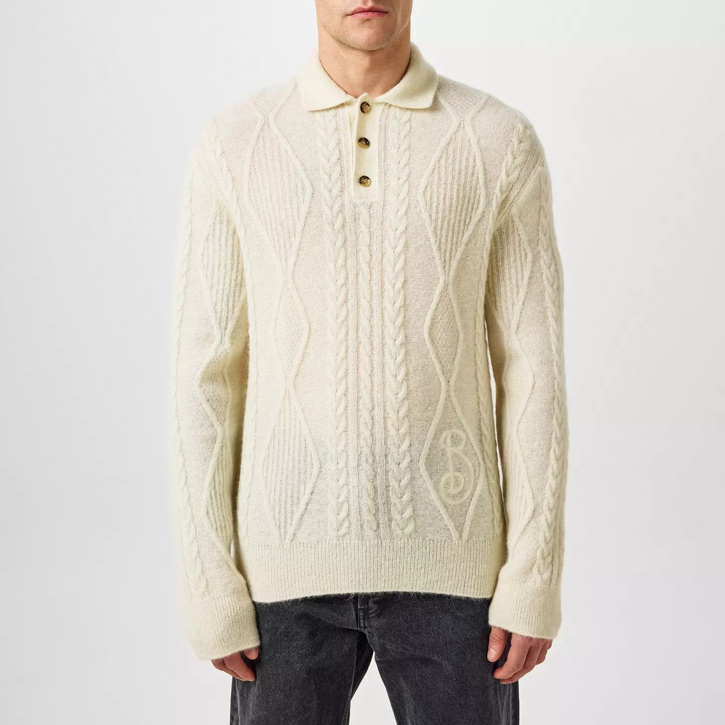 Burberry o1g2r1mq0426 Short Sleeve Polo Shirt in Beige Size US M / EU 48-50 / 2 - 2 Thumbnail