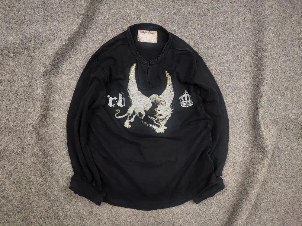Le Grande Bleu (L.G.B.) Vintage l.g.b. Japanese Style Logo Faded Black long sleeve Size US M / EU 48-50 / 2 - 1 Thumbnail