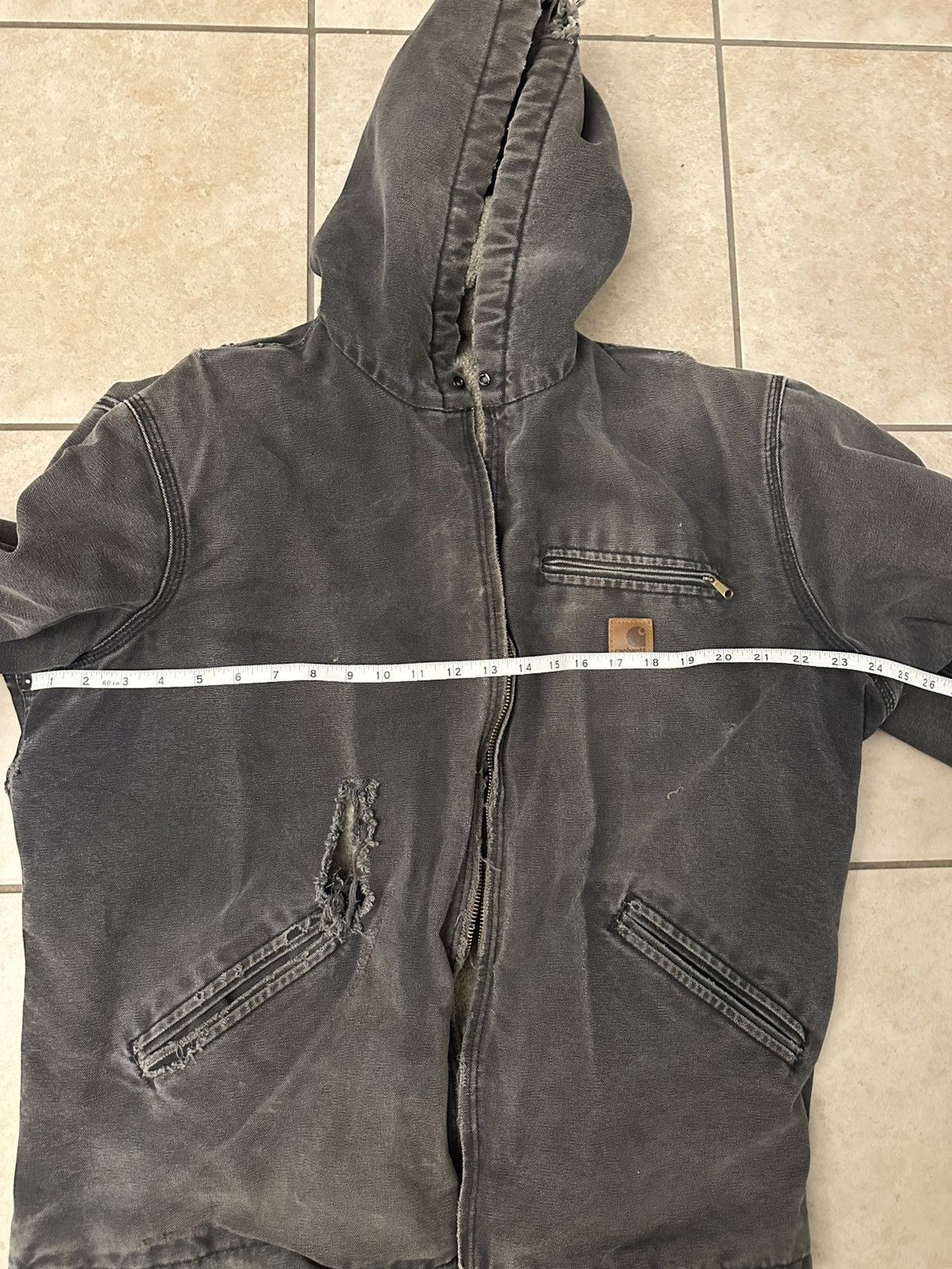 Carhartt Thrashed Vintage Carhartt J141 BLK Sierra Jacket Size US L / EU 52-54 / 3 - 11 Thumbnail