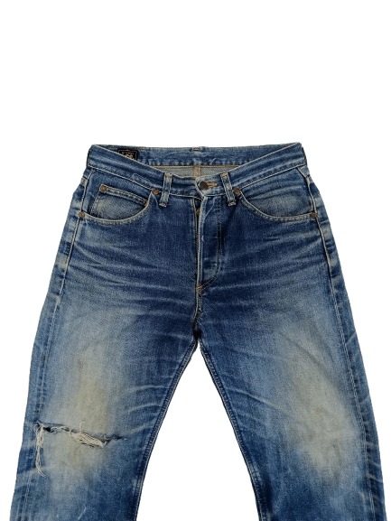 Lee Vintage LEE Riders Union Made Selvedge Distressed Jeans Size US 30 / EU 46 - 3 Thumbnail