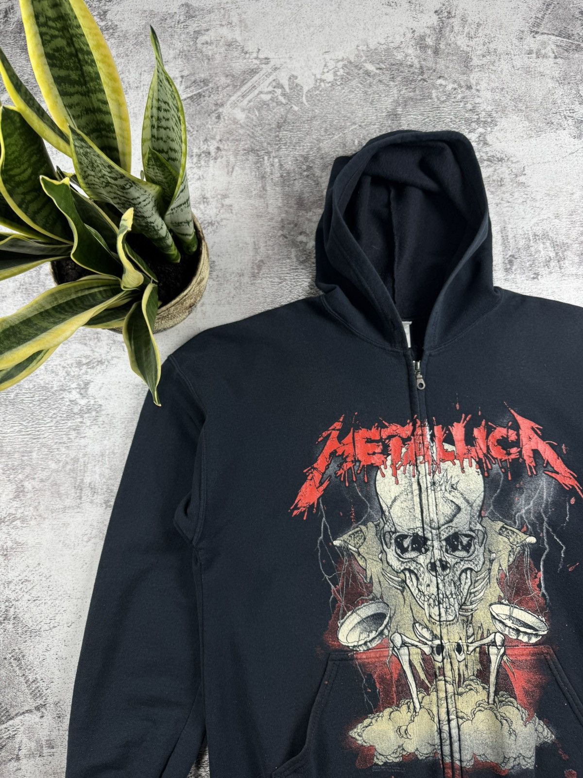 Metallica Metallica 2005 Black Men’s XL Cotton Rock Band Tour Zip Merch Hoodie Sweatshirt Size US XL / EU 56 / 4 - 5 Thumbnail