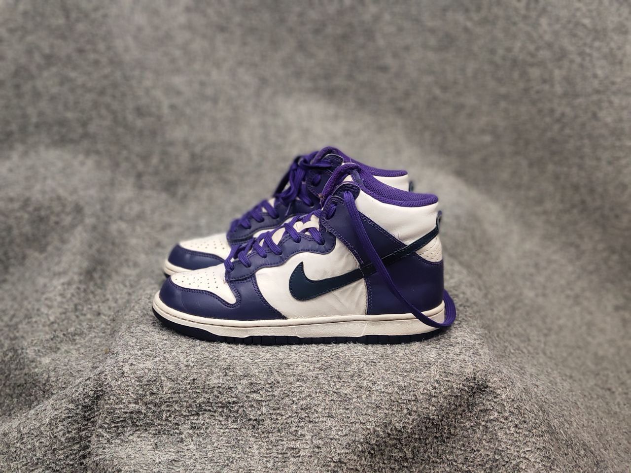 Nike Nike Dunk High Electro Purple Leather Shoes Sneaker Vintage Size US 8 / IT 38 - 10 Thumbnail