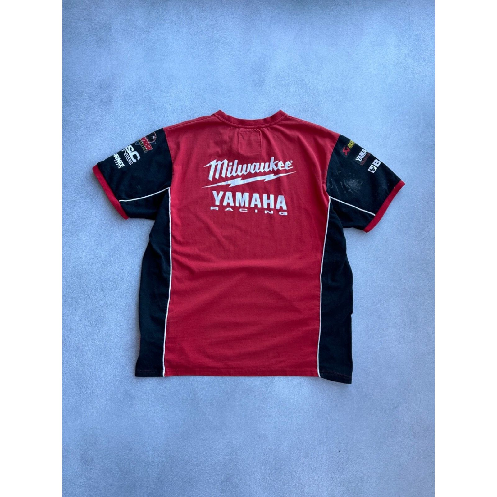 Yamaha VTG Yamaha Racing Milwaukee Monster Distressed T-shirt Size US XL / EU 56 / 4 - 9 Thumbnail