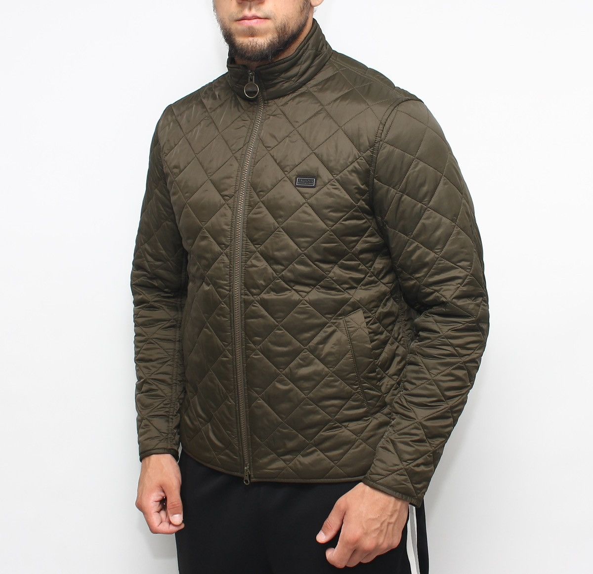 Barbour international quilted gear jacket hotsell