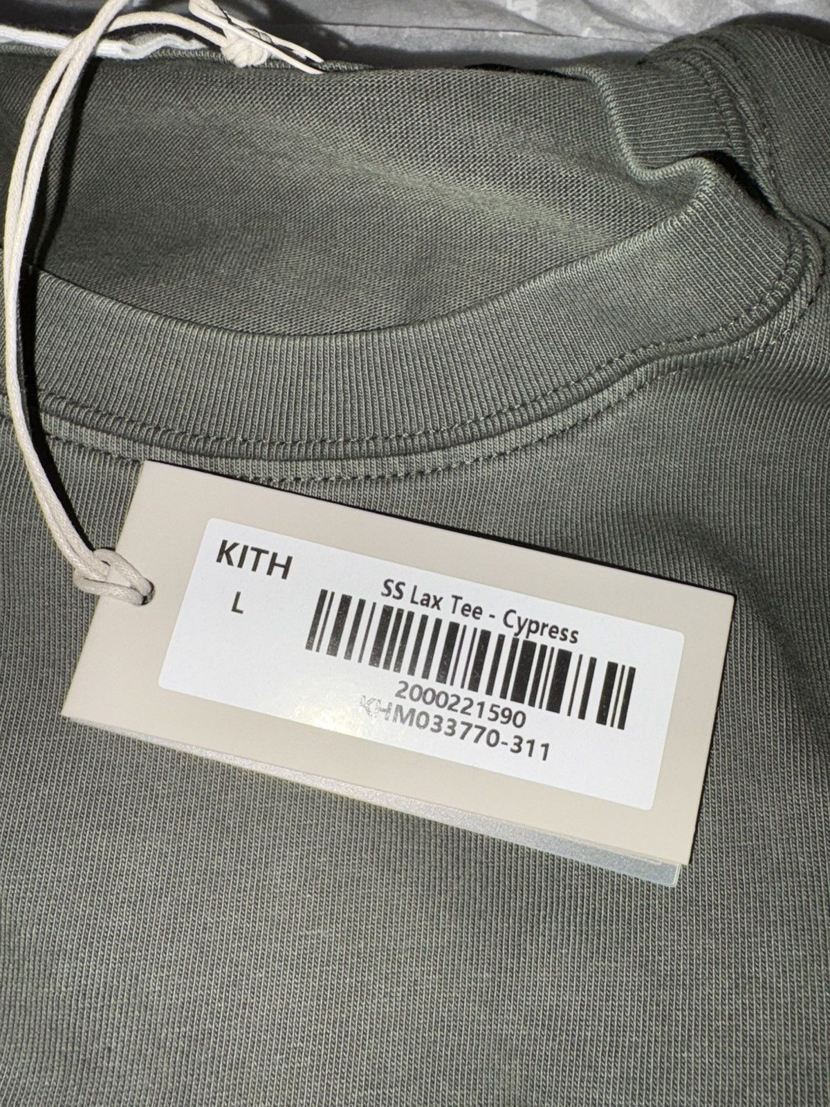 Kith Kith SS Lax 100% Cotton Tee Olive Size US L / EU 52-54 / 3 - 4 Thumbnail