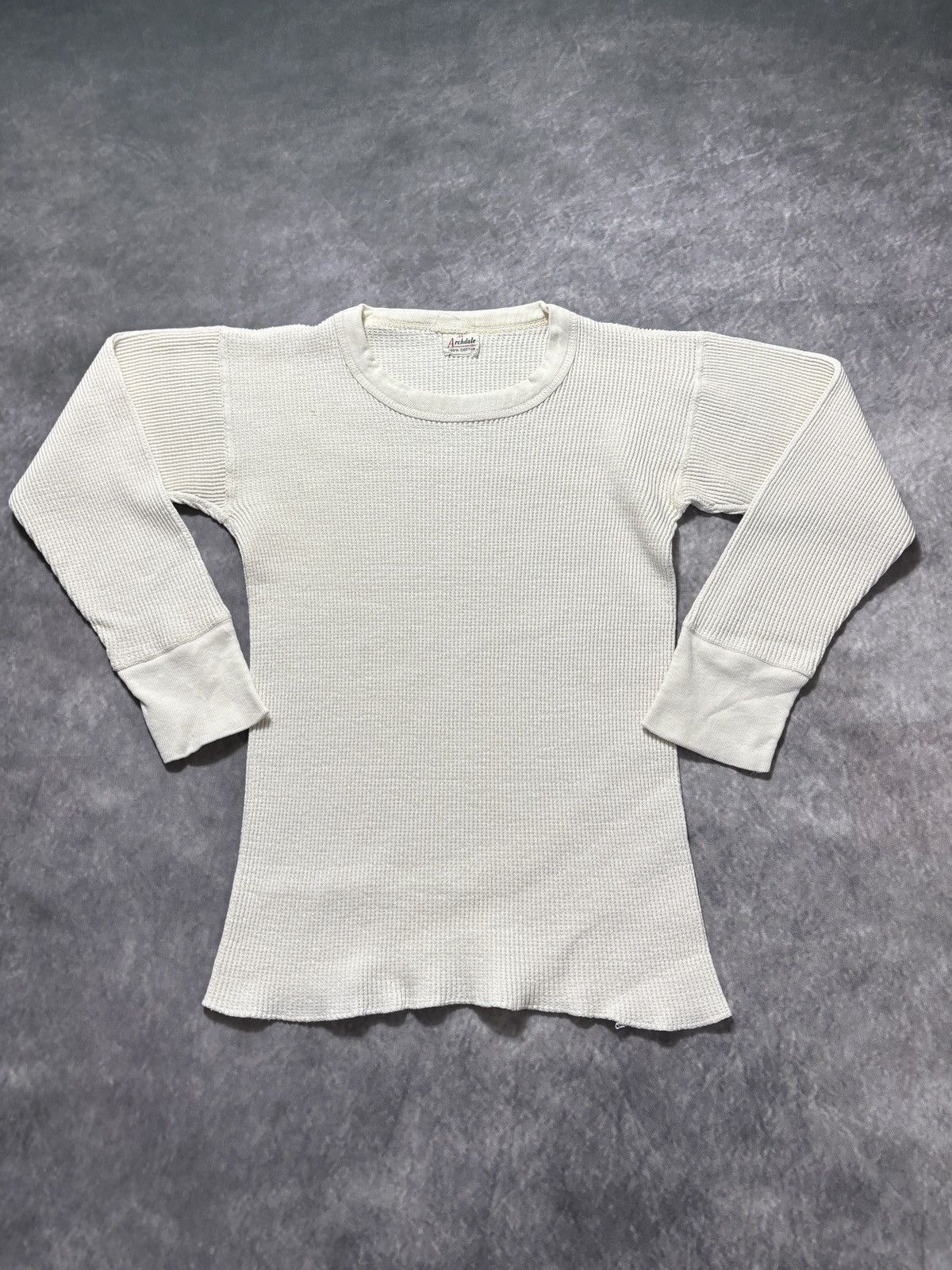 Vintage True Vintage Thermal Shirt 1950s Archdale 60s Waffle Longsle Size US XS / EU 42 / 0 - 3 Thumbnail