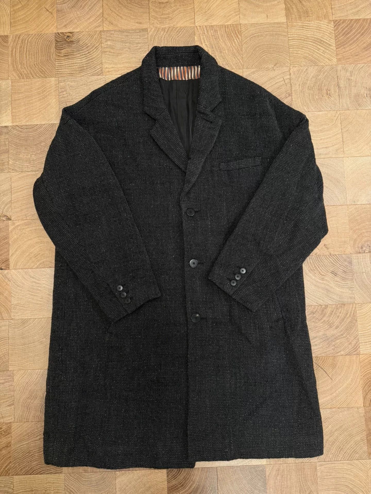 visvim HAMMONS COAT(TWEED)BLACK・size2 Visvim VISVIM 21AW Hammons Coat in Tweed | Grailed