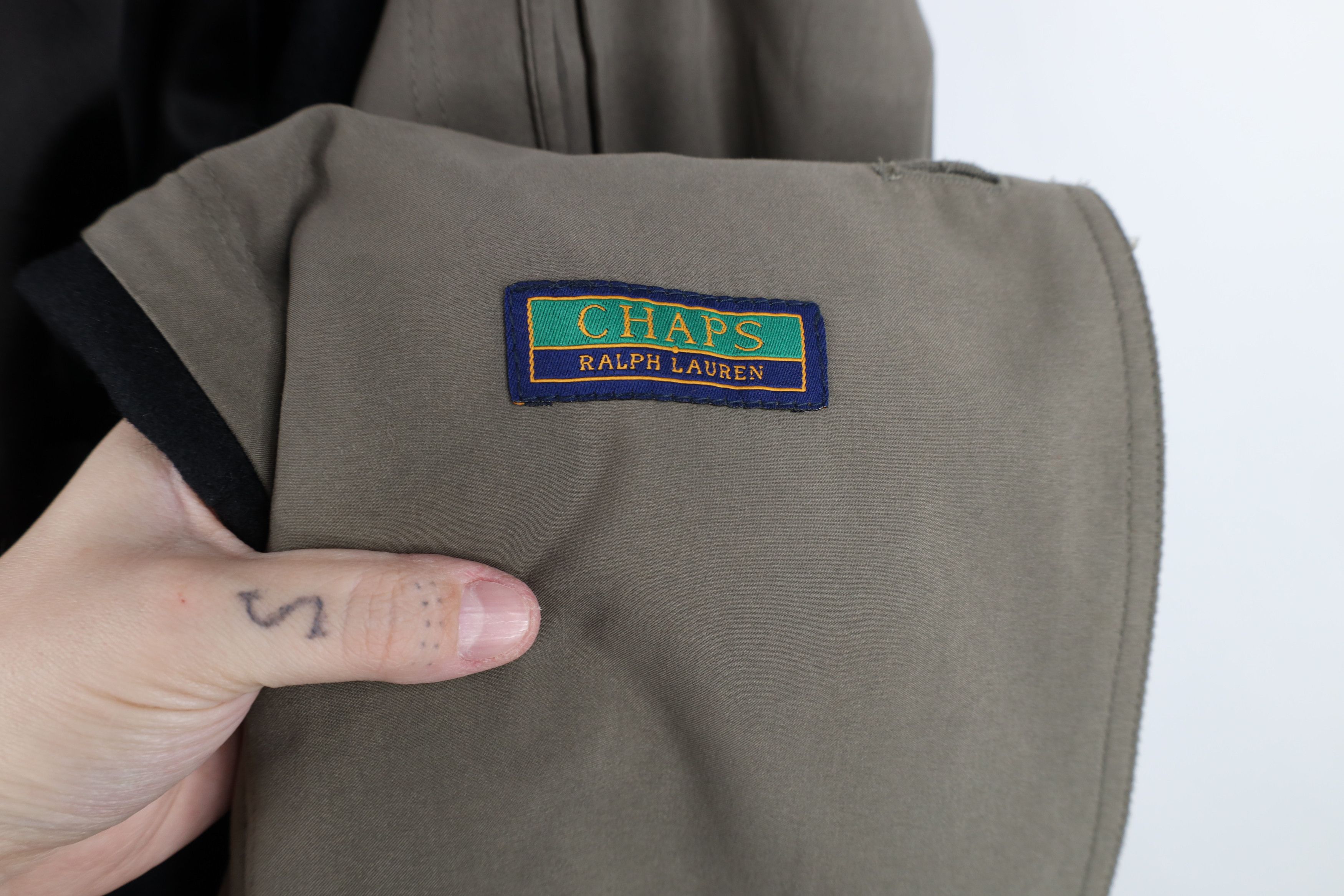 Ralph Lauren × Vintage Vintage 90s Chaps Ralph Lauren Belted Trench Coat Jacket Size US XXL / EU 58 / 5 - 11 Thumbnail