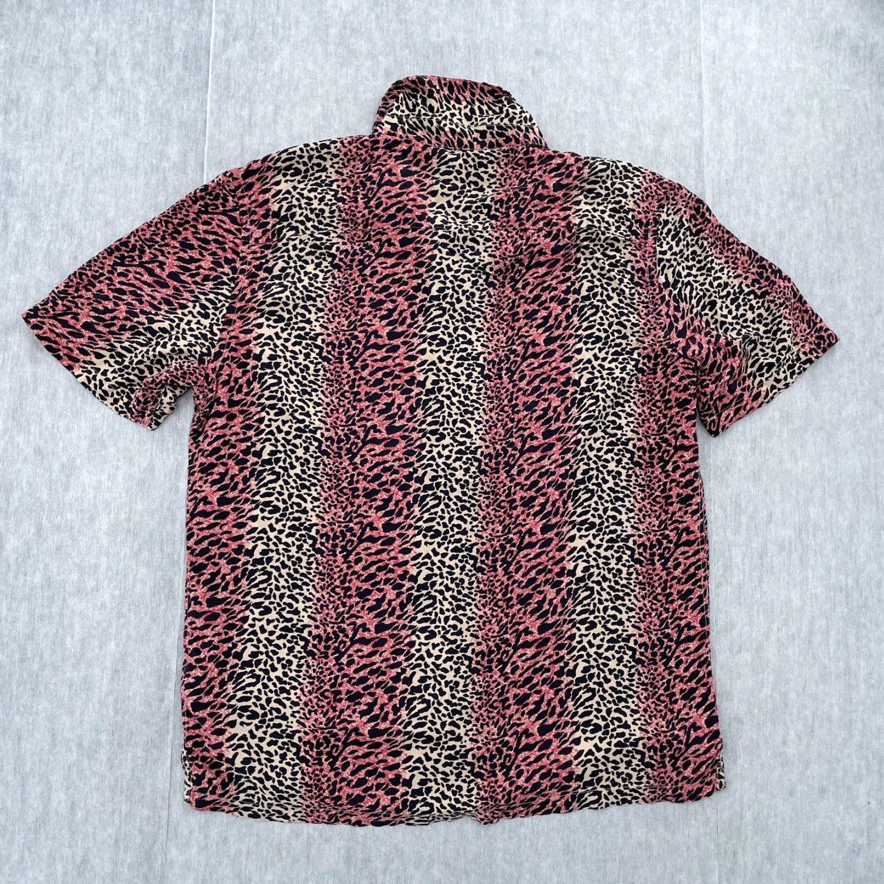 Allsaints AllSaints Crypto Button-Up Shirt Adult XS Animal Print Short Sleeve Viscose Multicolor Mens Size US XS / EU 42 / 0 - 2 Thumbnail