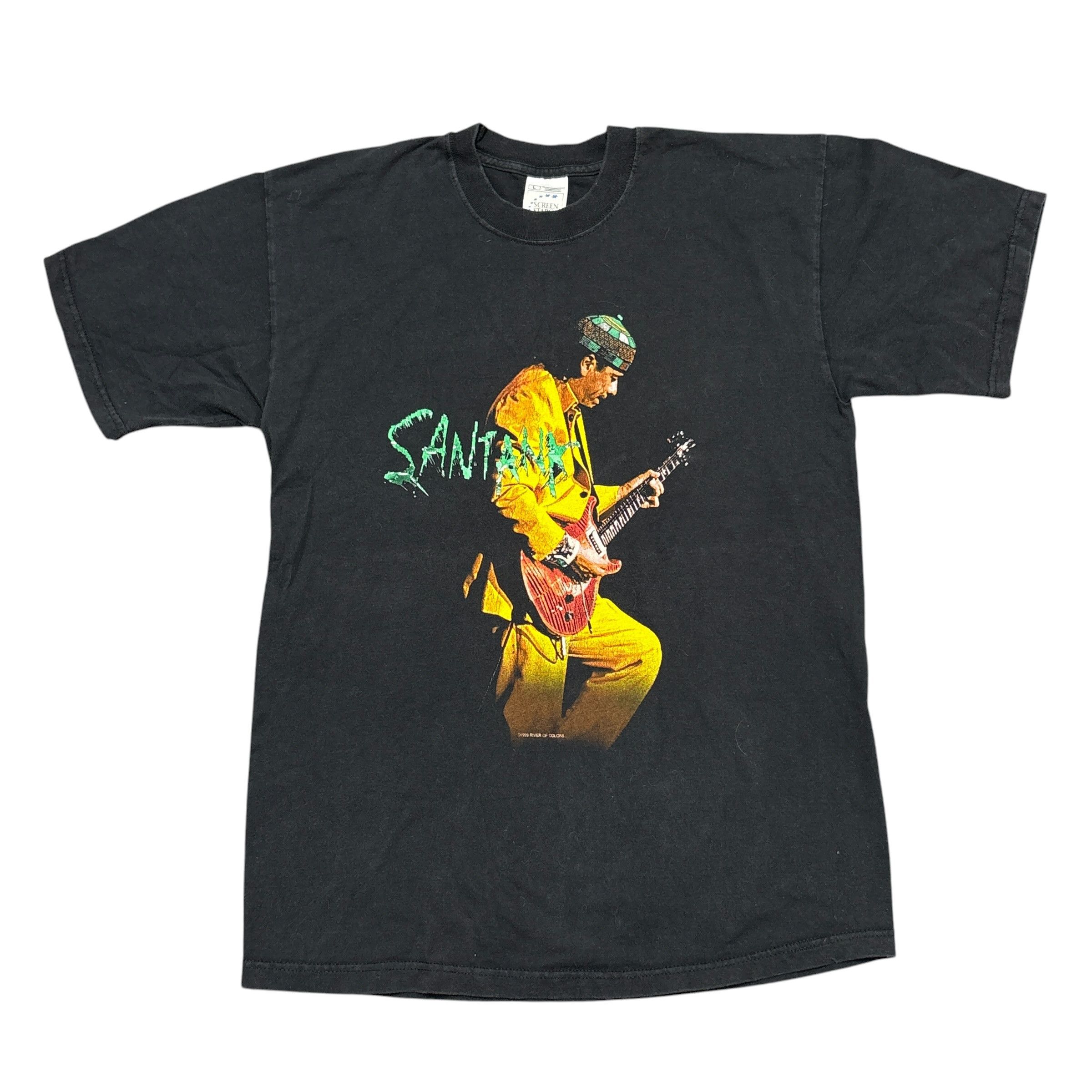 Band Tees Vintage Carlos Santana Shirt 90s Tour Concert Rock Band Tee Size US L / EU 52-54 / 3 - 1 Thumbnail