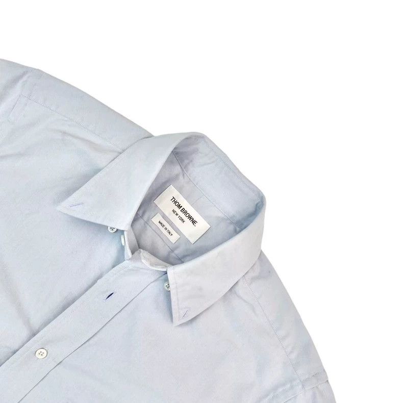 Thom Browne Thom Browne Blue striped armband shirt Size US S / EU 44-46 / 1 - 2 Thumbnail