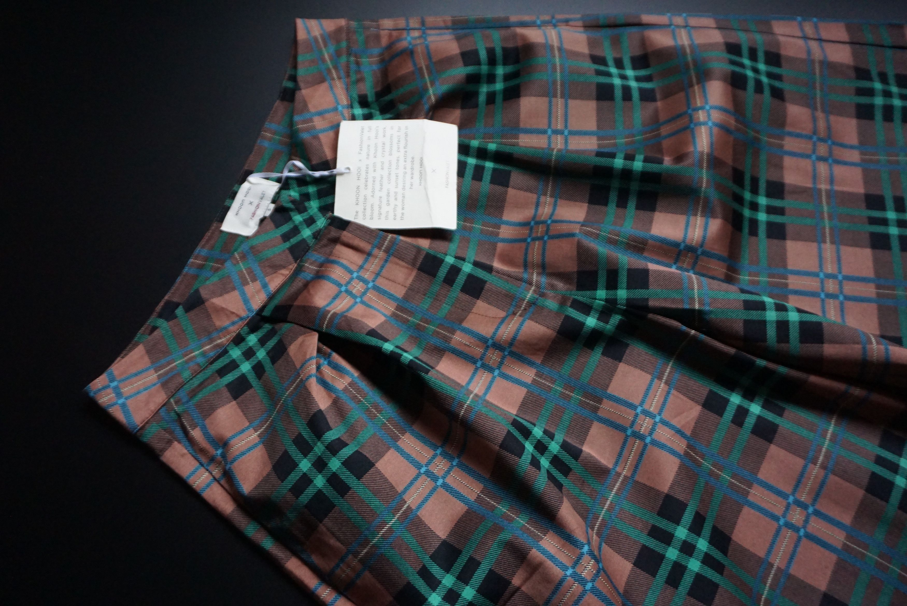 Designer KHOON HOOI UK 8 36 S checked trousers palazzo pants Size 27" / US 4 / IT 40 - 18 Thumbnail