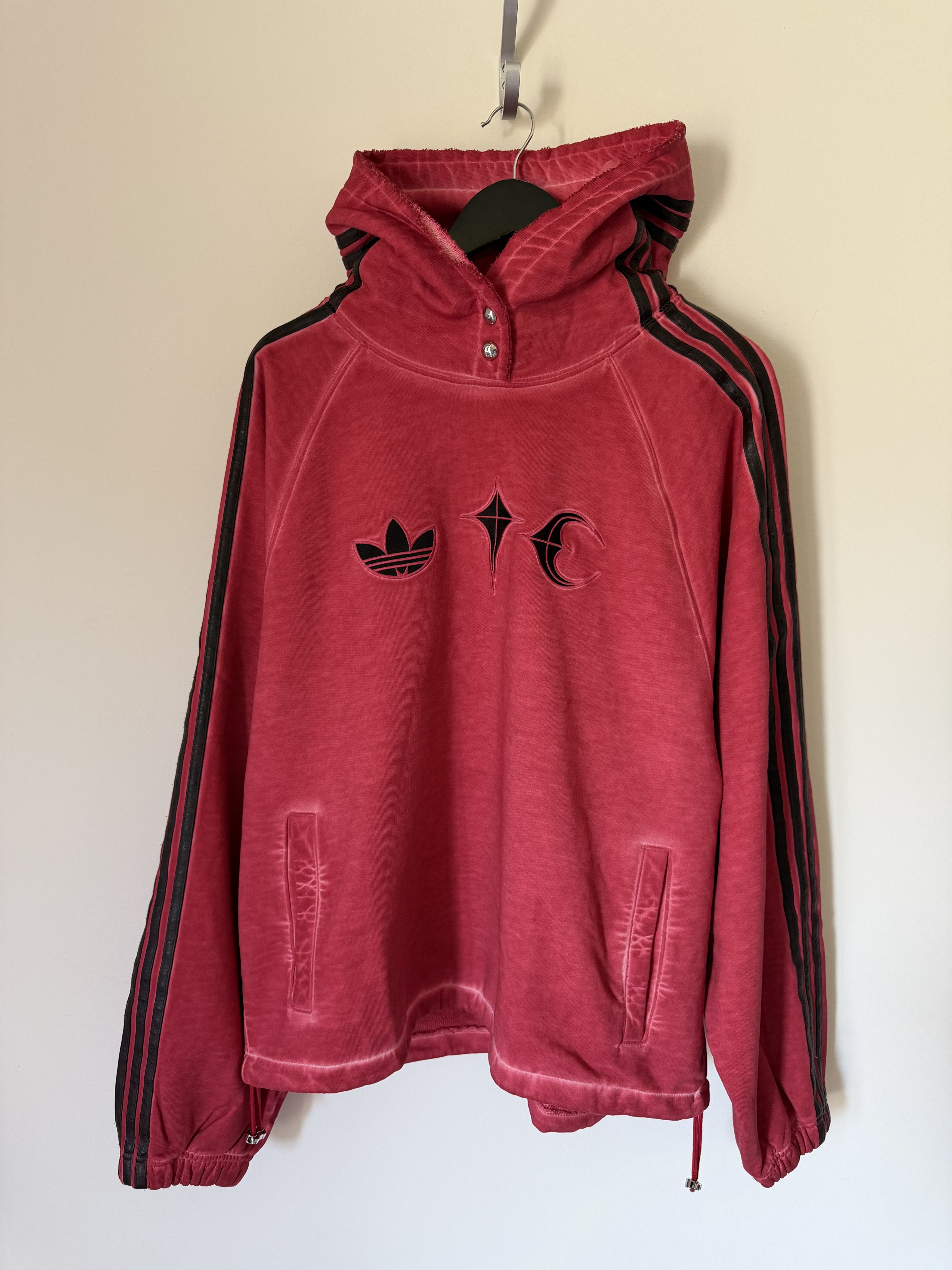 Adidas × Thug Club Thug Club Adidas Hoodie in Power Red Size US XL / EU 56 / 4 - 1 Thumbnail