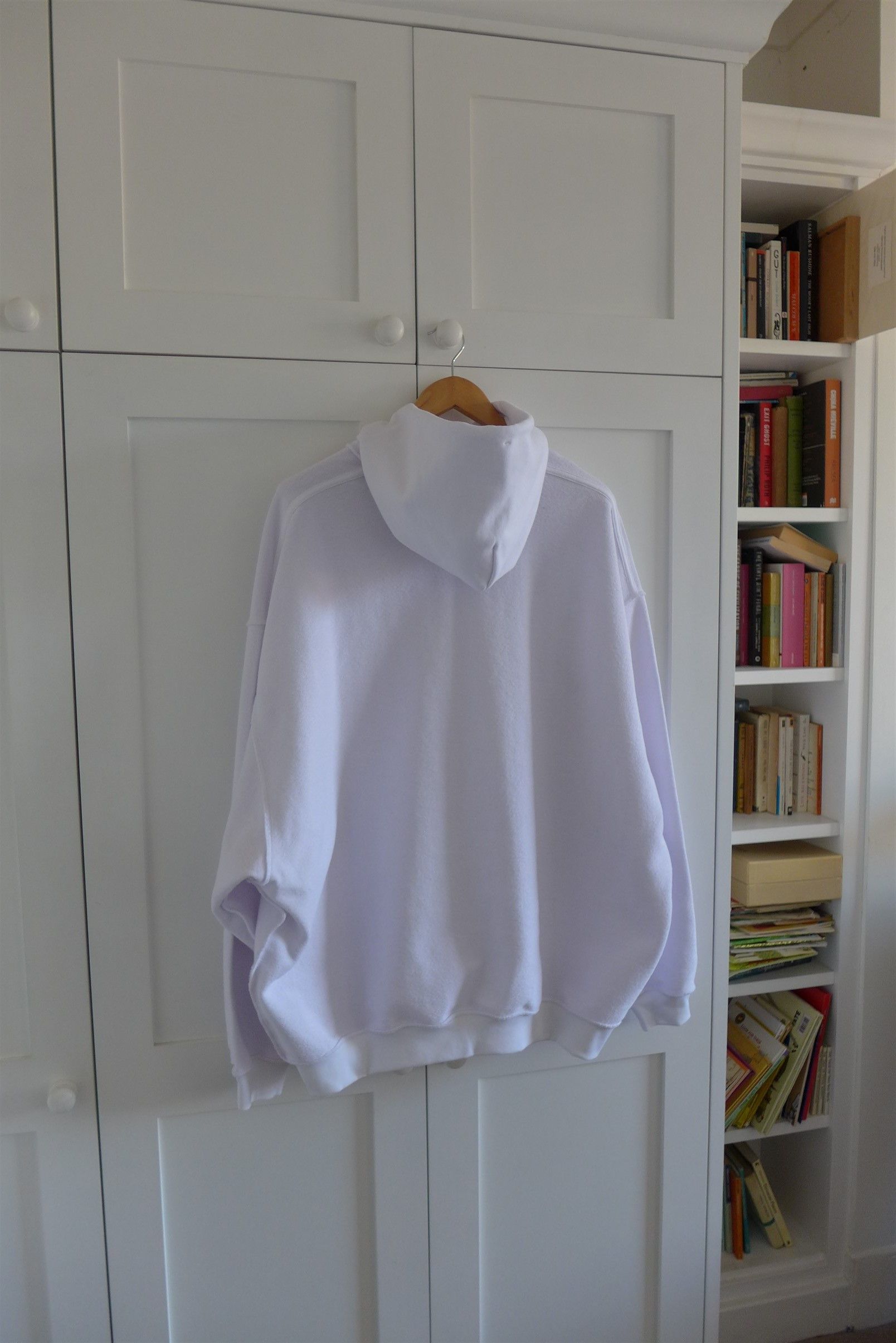 Vetements Vetements Inside-Out Hoodie - White Cotton Size US S / EU 44-46 / 1 - 5 Thumbnail