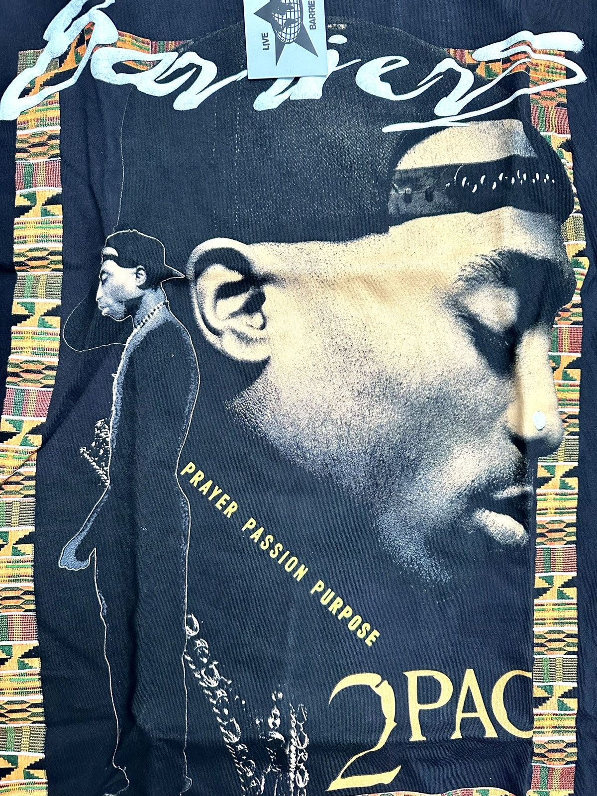 Barriers 2Pac Barriers T shirt Size US XL / EU 56 / 4 - 2 Thumbnail