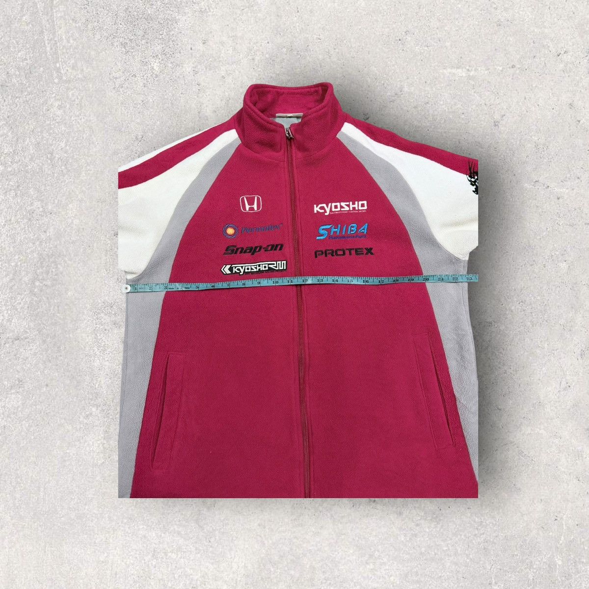 Honda Vtg🔥90’s Honda Racing Fleece Zipper Jacket Size US M / EU 48-50 / 2 - 16 Thumbnail