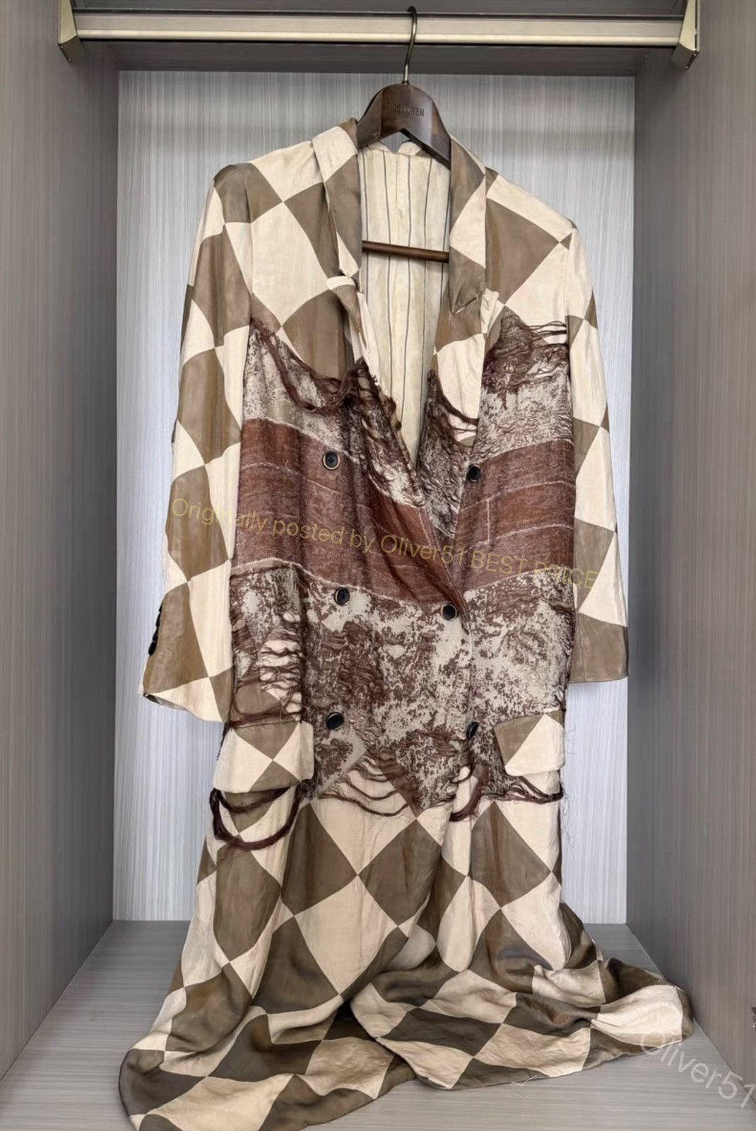 Uma Wang Uma Wang 20SS Pompeii Trench Coat YYYY17/2610 Size S / US 4 / IT 40 - 2 Thumbnail
