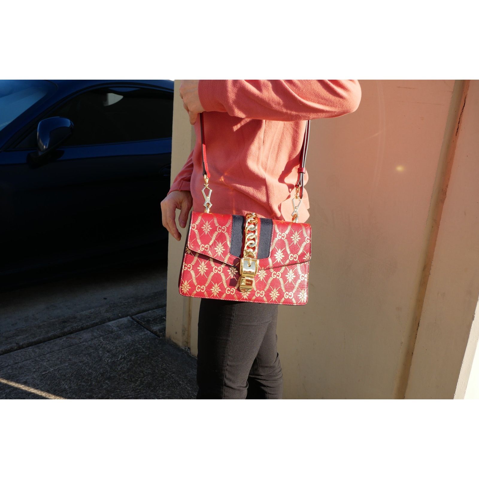 Gucci Gucci Sylvie Leather Crossbody Bag Size ONE SIZE - 2 Thumbnail