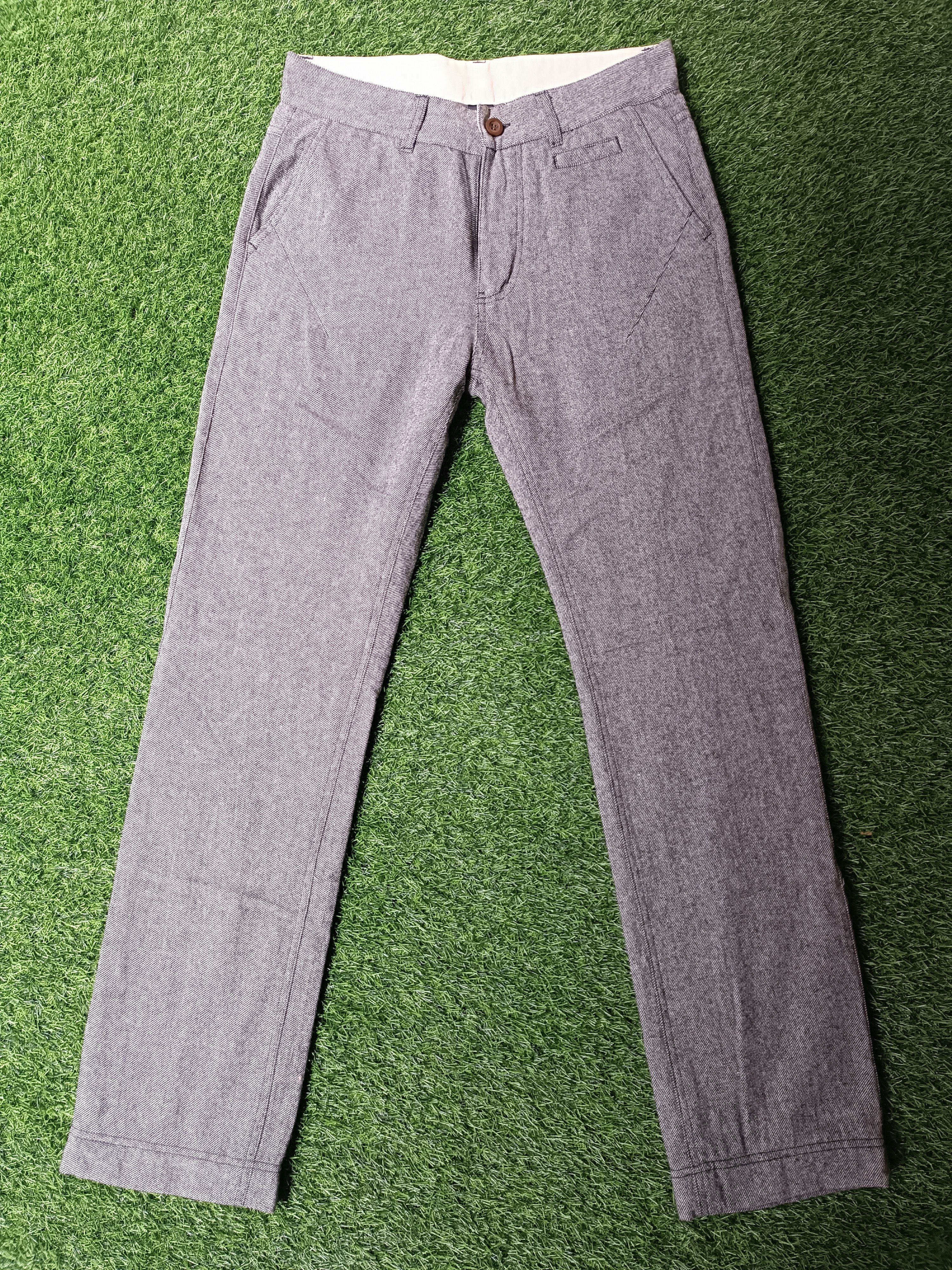 Japanese Brand Ricend Wool Blend Dress Pants Size US 31 - 1 Thumbnail