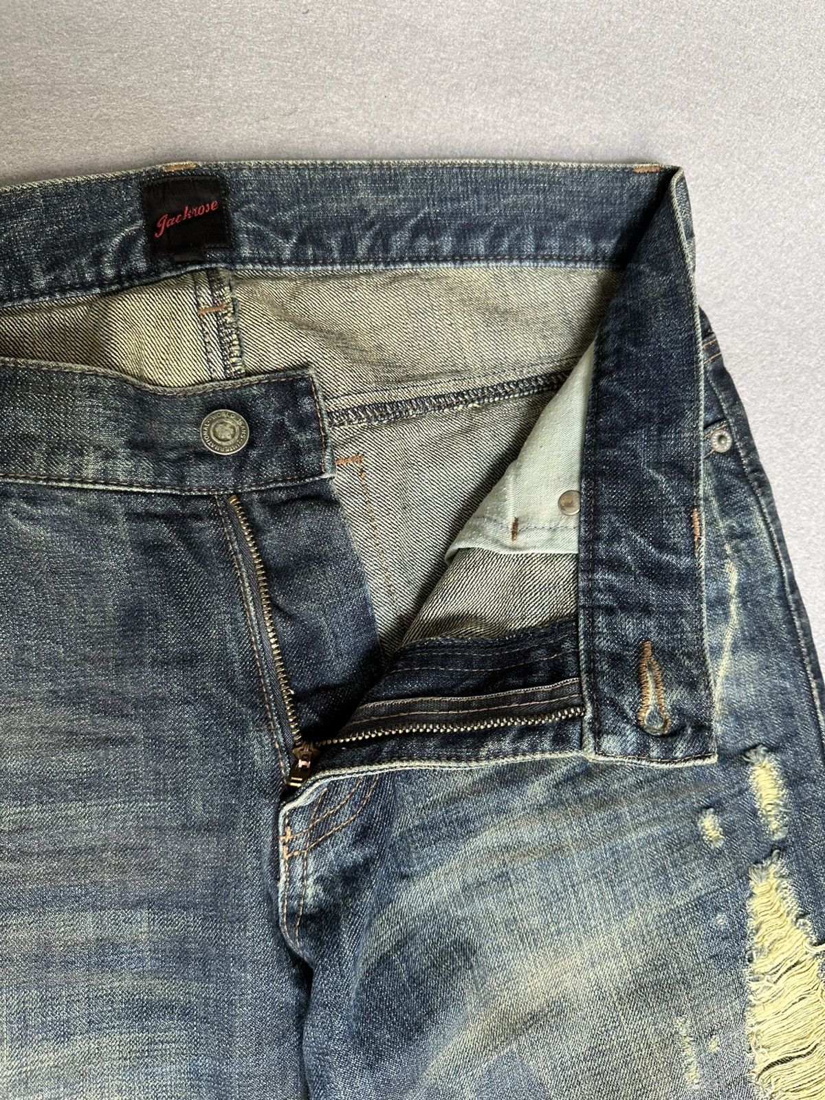 JACKROSE Jack Rose Japan Distressed Denim Size US 32 / EU 48 - 17 Thumbnail