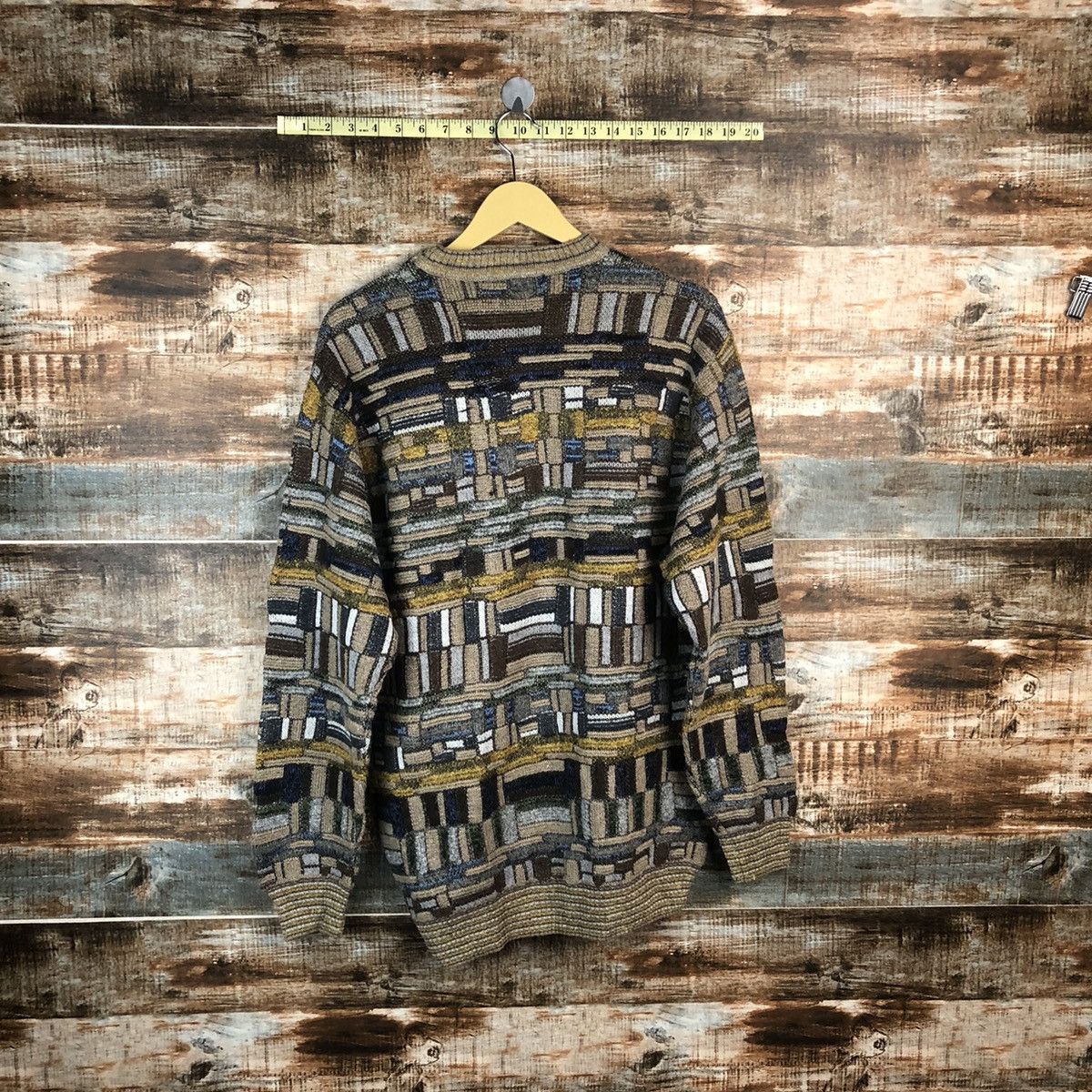 Homespun Knitwear Fantasie di Settembre italy Brown Knitwear #A1890 Size US M / EU 48-50 / 2 - 11 Thumbnail