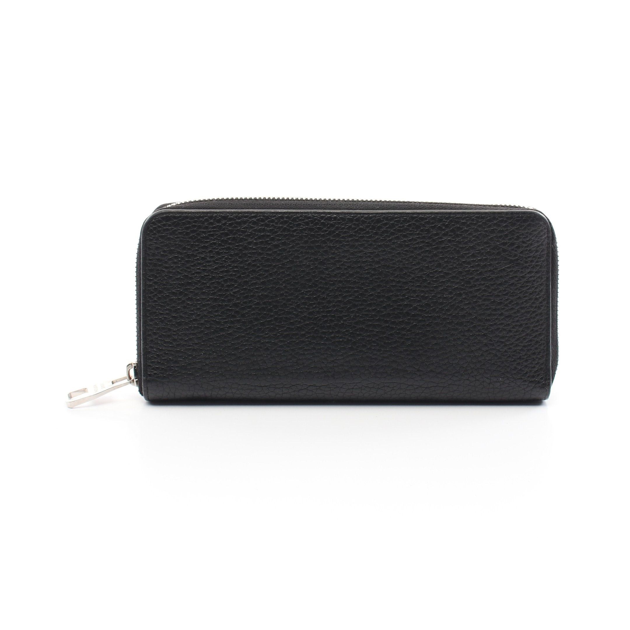 Louis Vuitton Louis Vuitton Zippy Wallet Vertical Round Zipper Long Taurillon Leather Black Size ONE SIZE - 1 Thumbnail