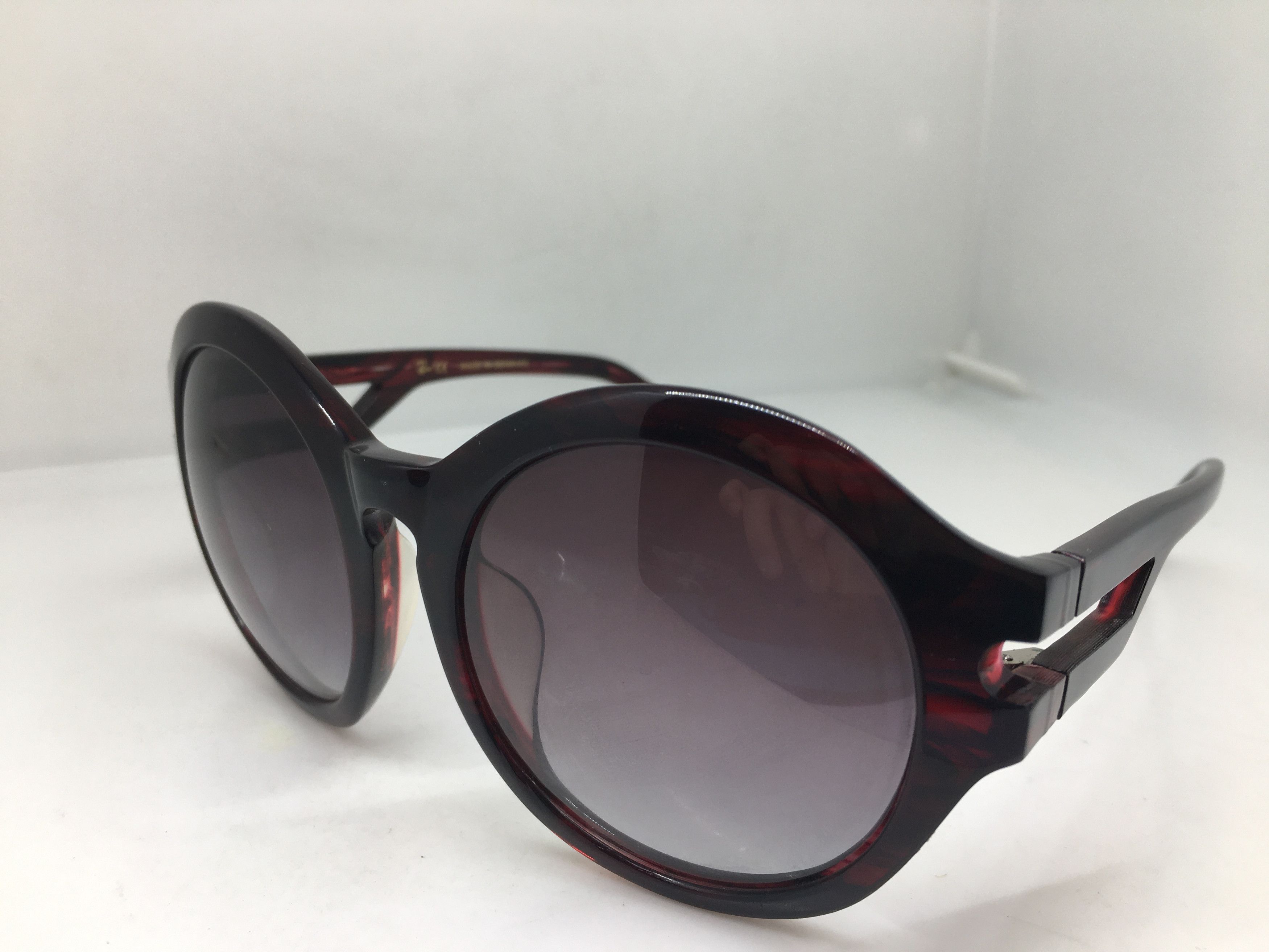 Grey Ant Grey Ant Pursih Red Oversize Round Sunglasses Frame Size ONE SIZE - 3 Thumbnail