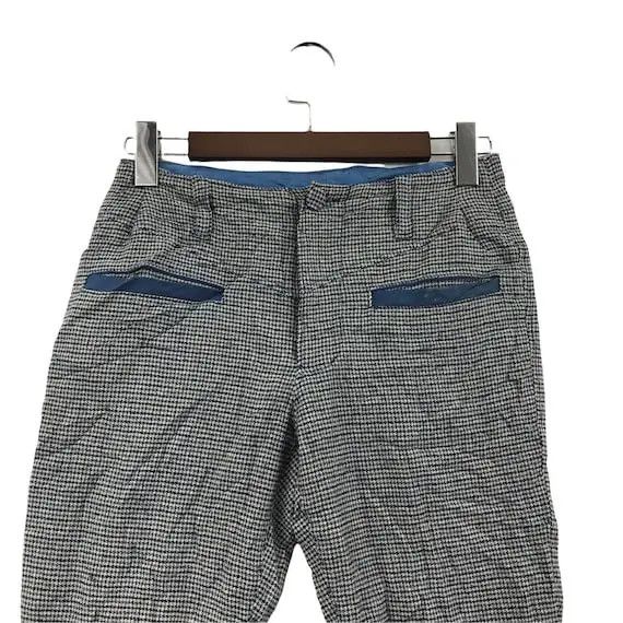 Japanese Brand Vtg HERETIC GOES AROUND Japan Plaids Checks Casual Pant Size 27" / US 4 / IT 40 - 4 Thumbnail